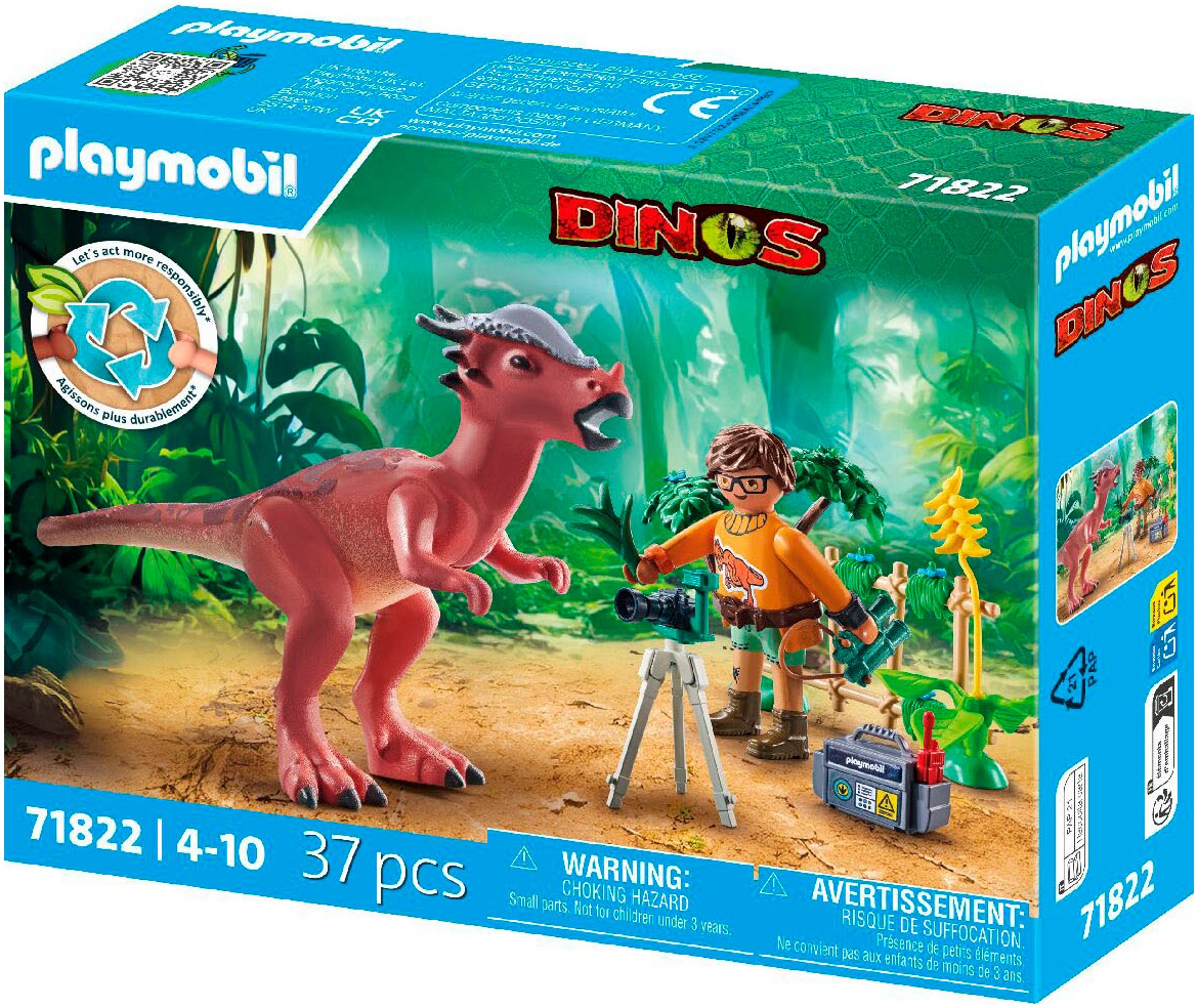 Playmobil® Konstruktions-Spielset »Stygimoloch-Beobachtung (71822), Playmobil Dinos«, (37 St.)