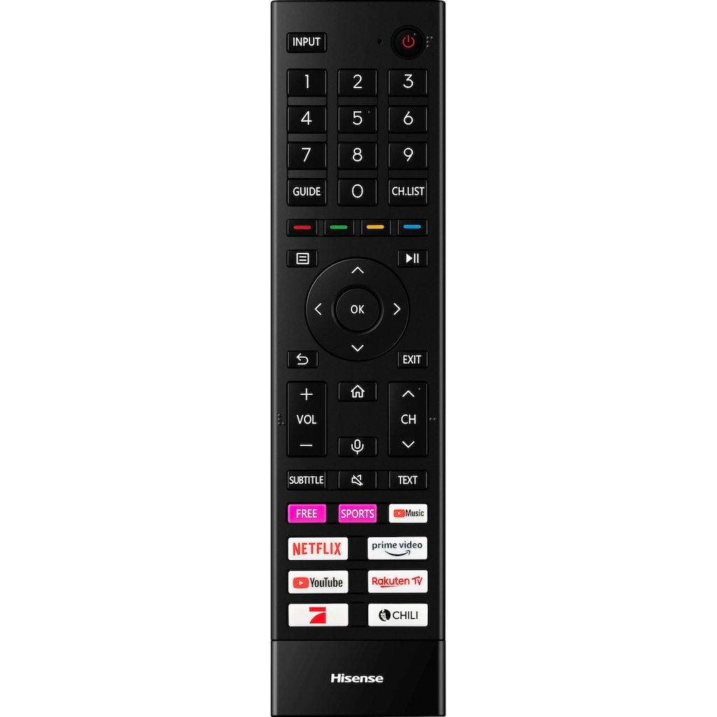 Hisense LED-Fernseher »50A6FG«, 126 cm/50 Zoll, 4K Ultra HD, Smart-TV, Triple Tuner DVB-C/S/ S2/ T/ T2, Alexa Built-In, DTS Virtual X