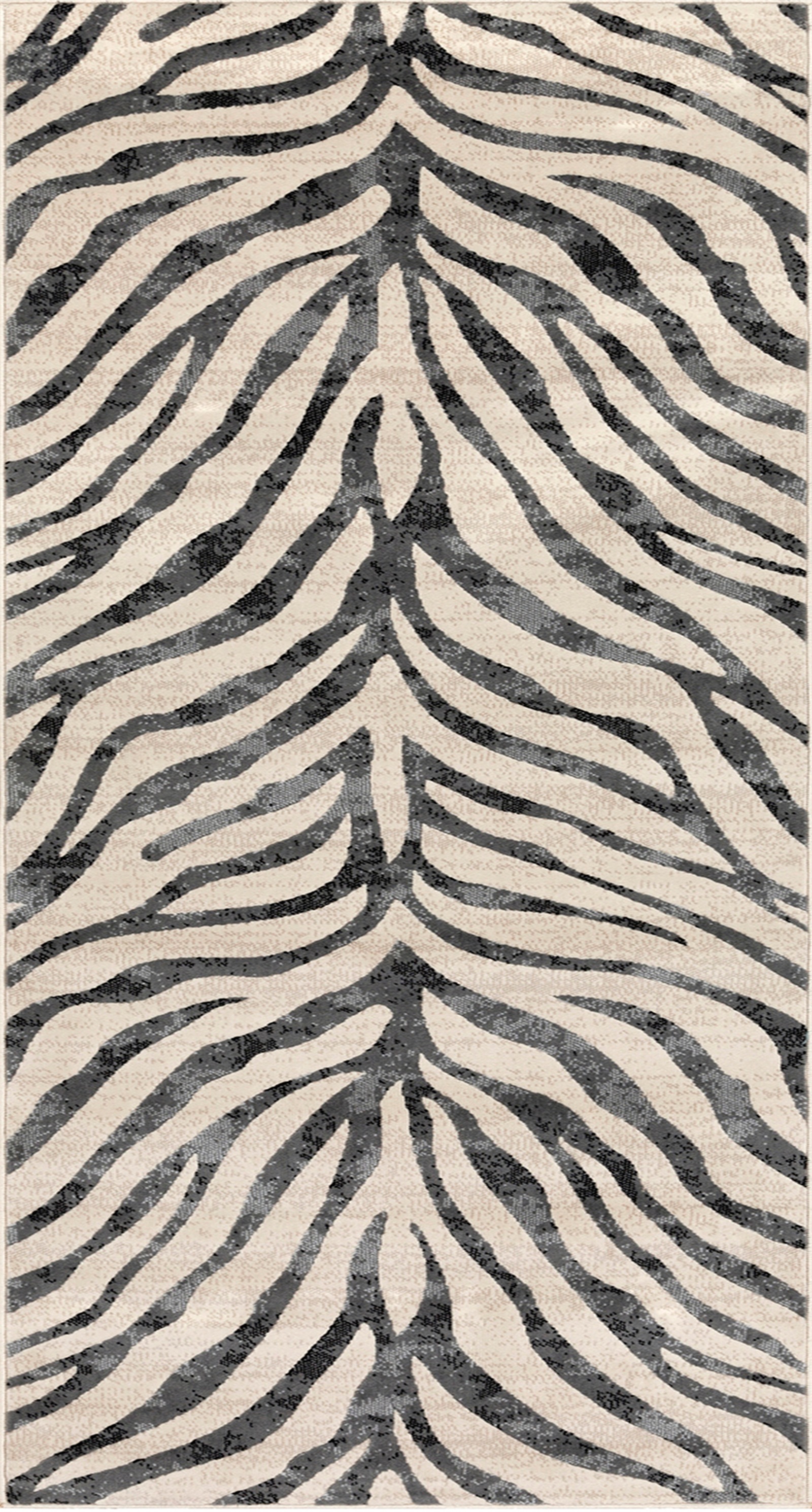 Livabliss Teppich »LUANDA«, rechteckig, 11 mm Höhe, Skandinavischer Teppich, Boho Wohnzimmerteppich/Läufer im Zebra Muster