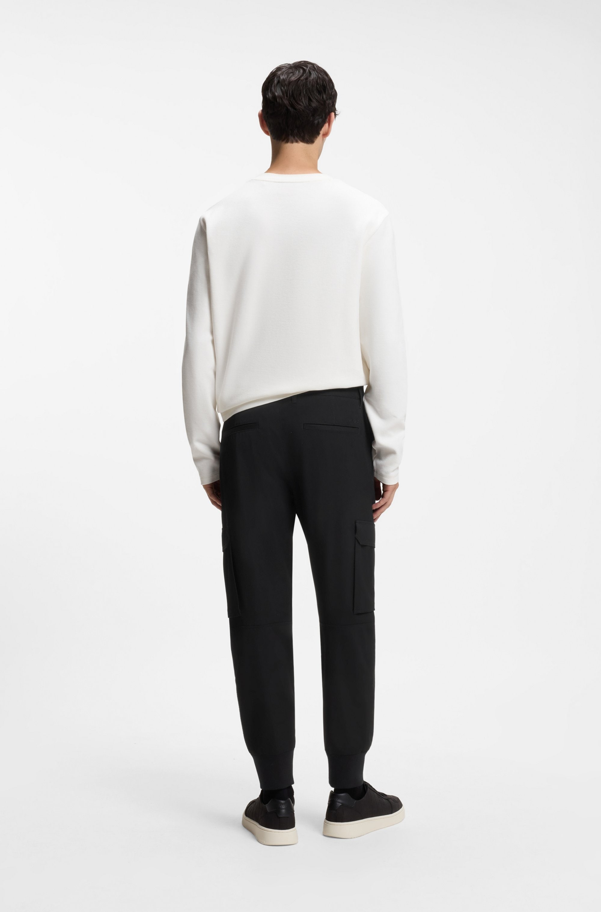 HUGO Cargohose »Glavin«  Slim Fit, tapered leg, Bundfalten vorne
