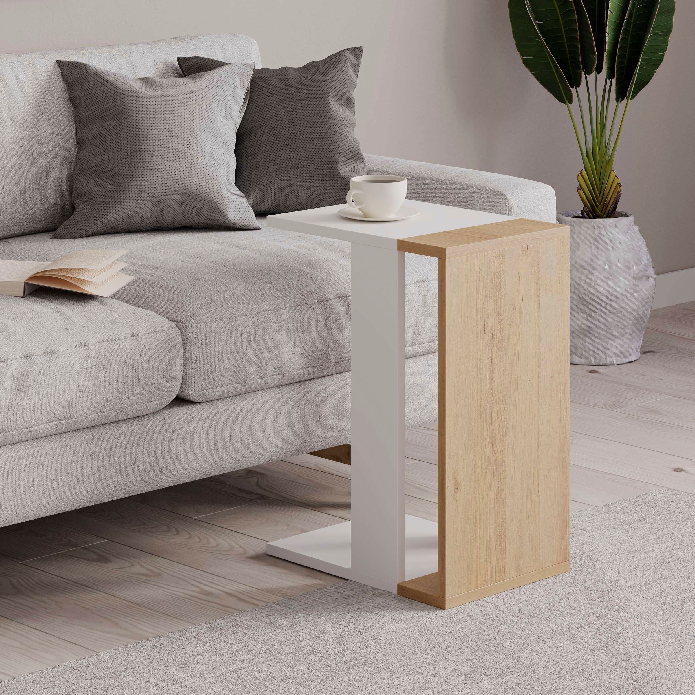 Decortie Beistelltisch »ZETTI BEISTELLTISCH«, (Packung, 1 St.), Leichte Montage, Lagerung, Platzsparend