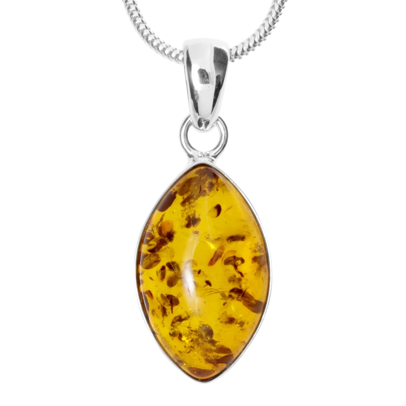 OSTSEE-SCHMUCK Kette mit Anhänger »- Macy - Silber 925/000 - Bernstein«