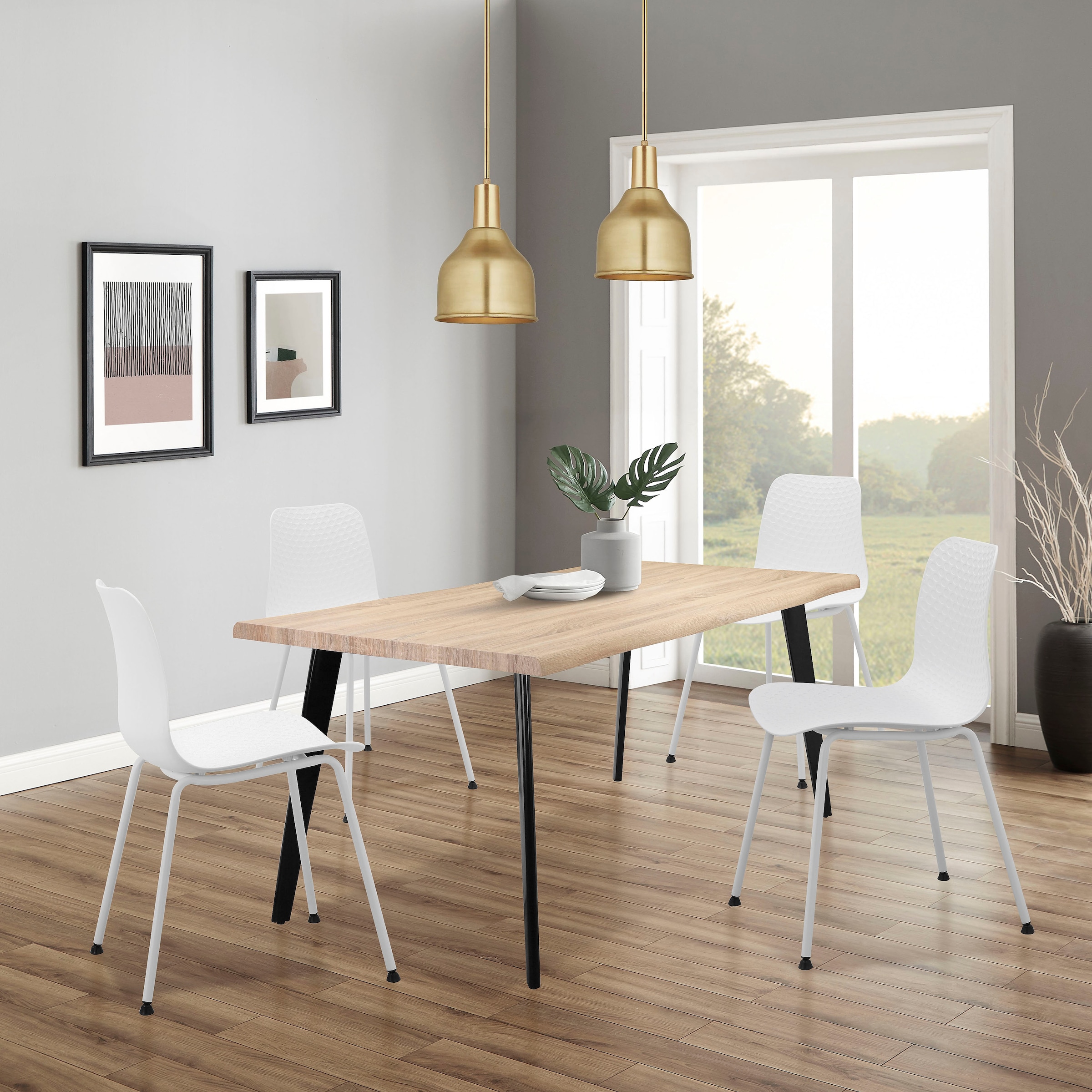 INOSIGN Esszimmerstuhl »Esrange«, 2 St., im 2er Set erhältlich, mit Sitzschale aus Kunststoff, Sitzhöhe 45 cm