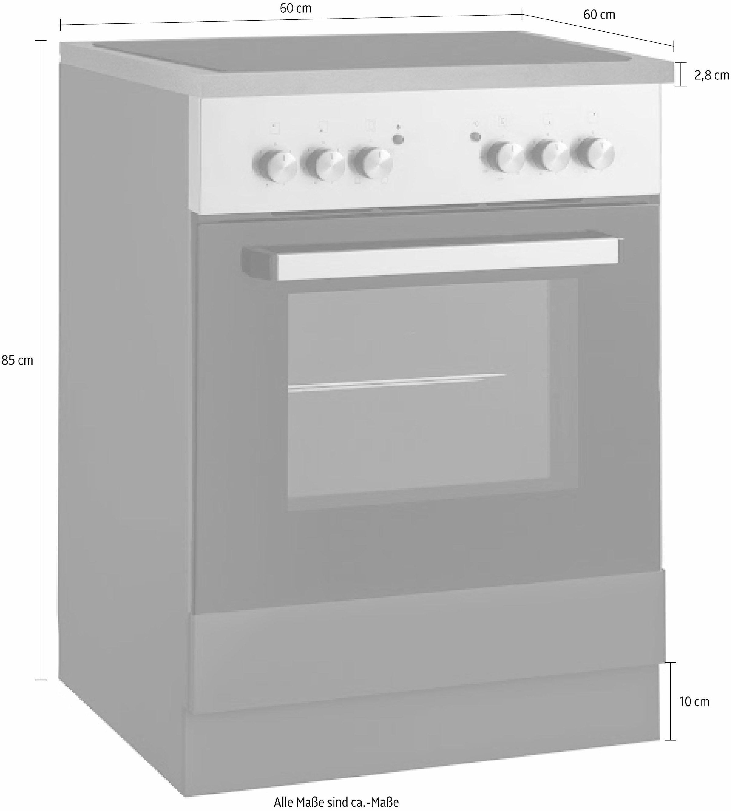 wiho Küchen Herdumbauschrank »Cali«, 60 cm breit auf Raten bestellen