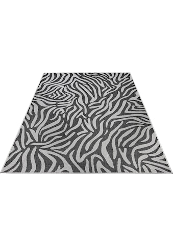 NORTHRUGS Teppich »Cebra«, rechteckig, 4 mm Höhe, Flachgewebe In und Outdoor geeignet,... kaufen