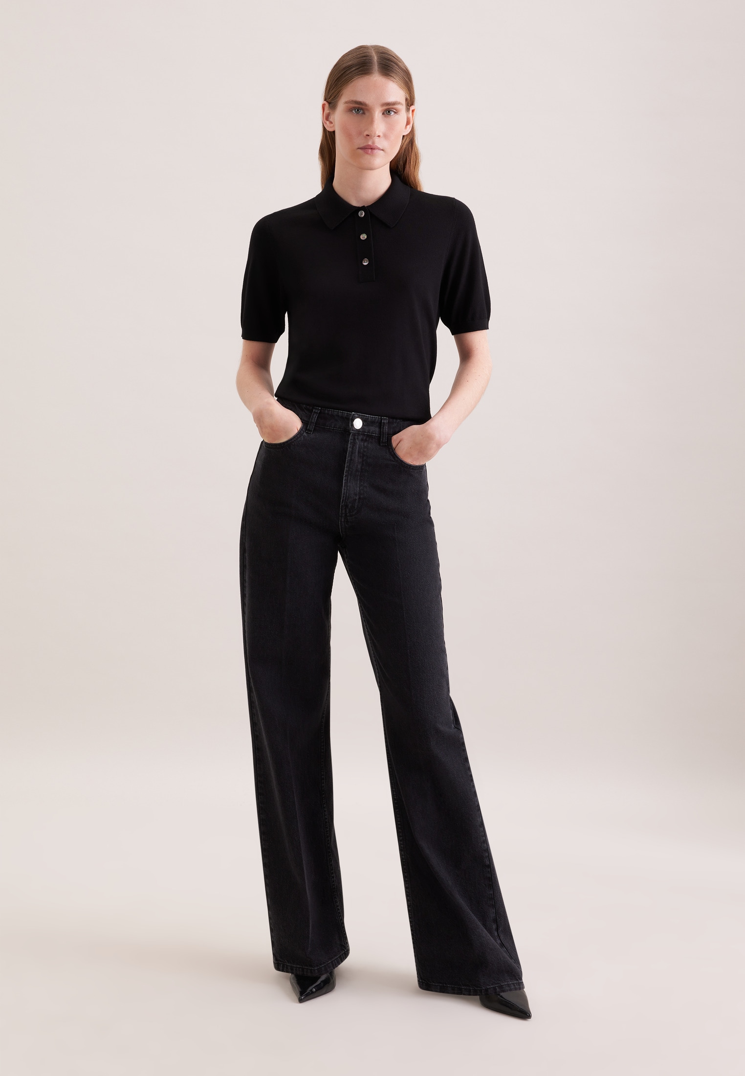 seidensticker Strickpullover Polo