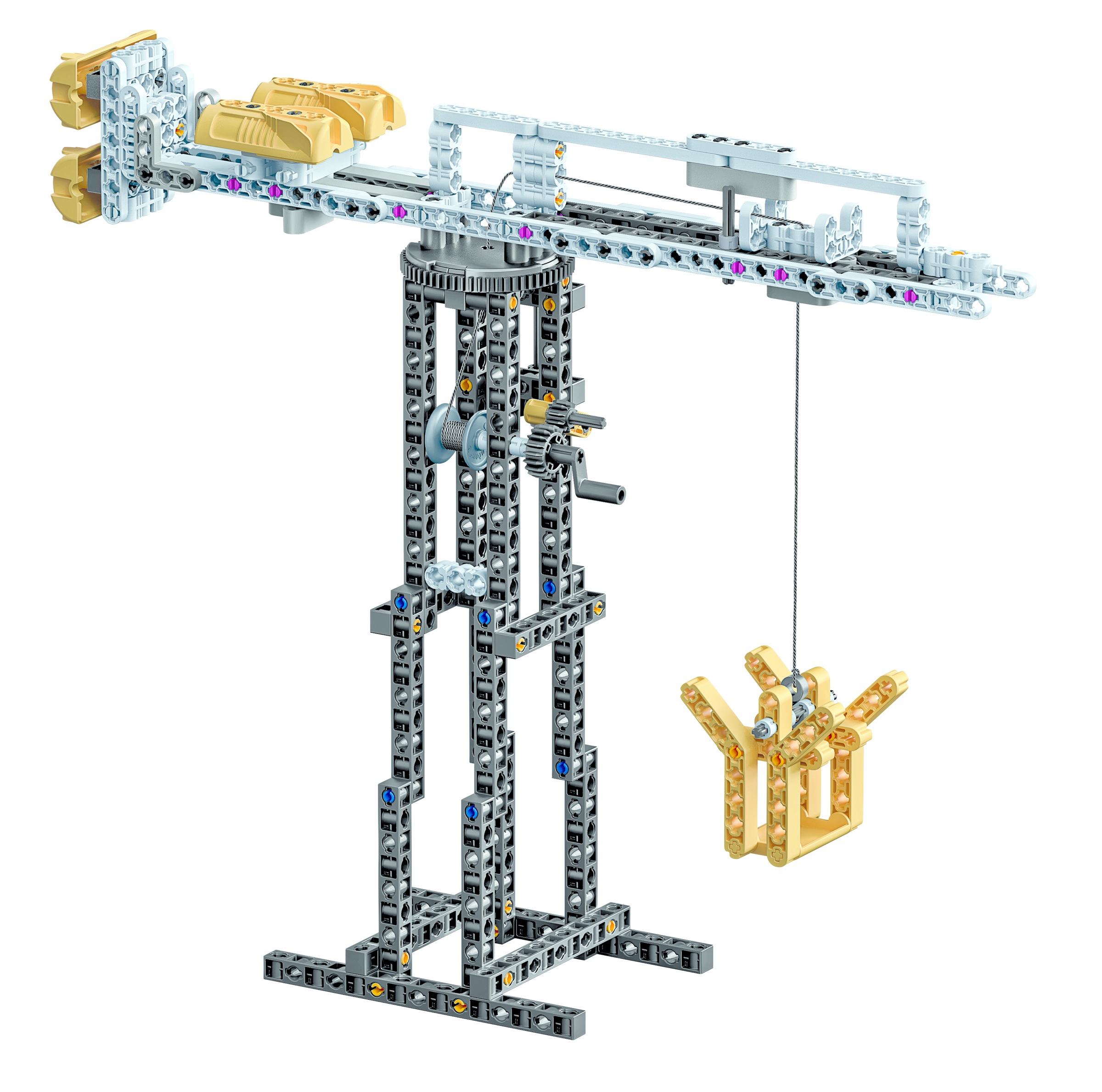 Clementoni® Modellbausatz »Mechanik Labor, Abbruchbagger« Made in Europe