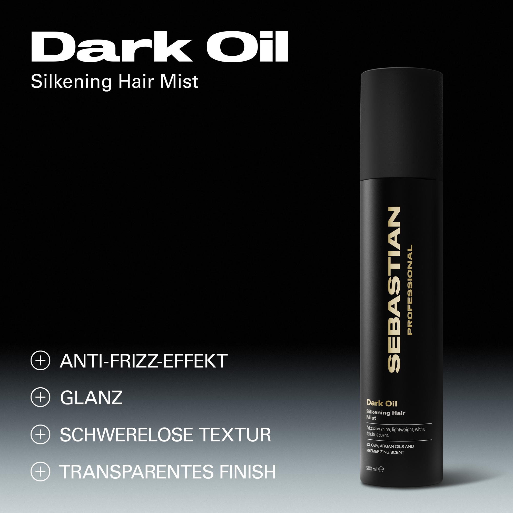 Sebastian Professional Haaröl »Dark Oil Hairmist« für geschädigtes, glanzloses, trockenes und widerspenstiges Haar