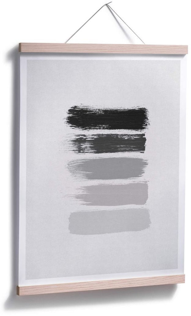 Wall-Art Poster »50 Shades of Grey Schwarz Grau«, Grafik, (1 St.), Poster,  Wandbild, Bild, Wandposter auf Raten bestellen | Poster