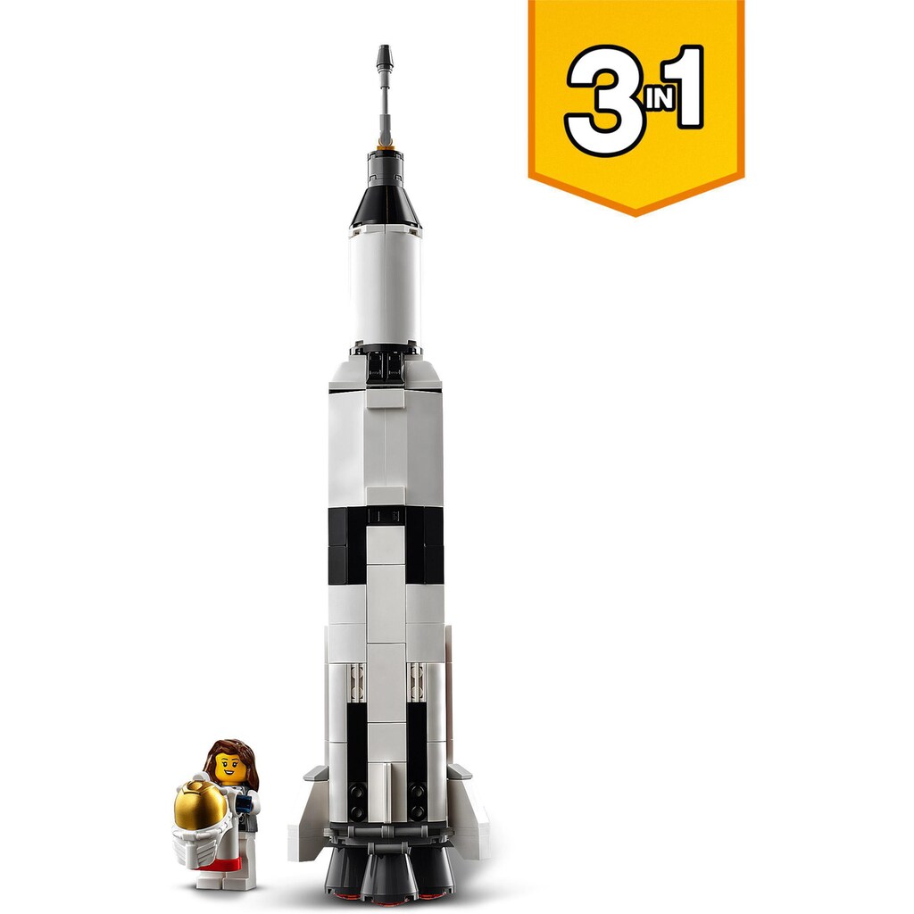 LEGO® Konstruktionsspielsteine »Spaceshuttle-Abenteuer (31117), LEGO® Creator 3in1«, (486 St.)