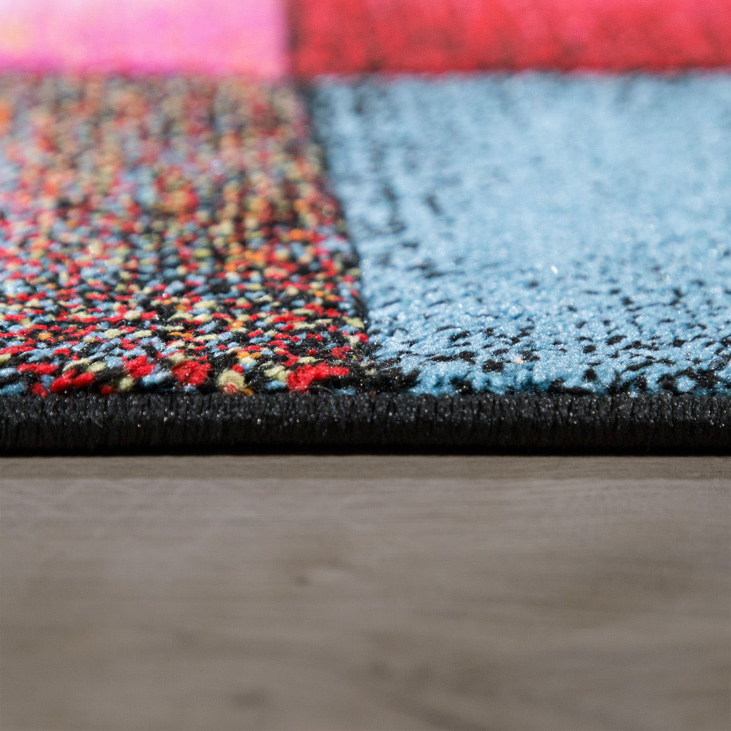 Teppich Muster, als Läufer Paco 753«, Karo erhältlich Kurzflor, Home auch mit rechteckig, »Smaragd 3D-Design,