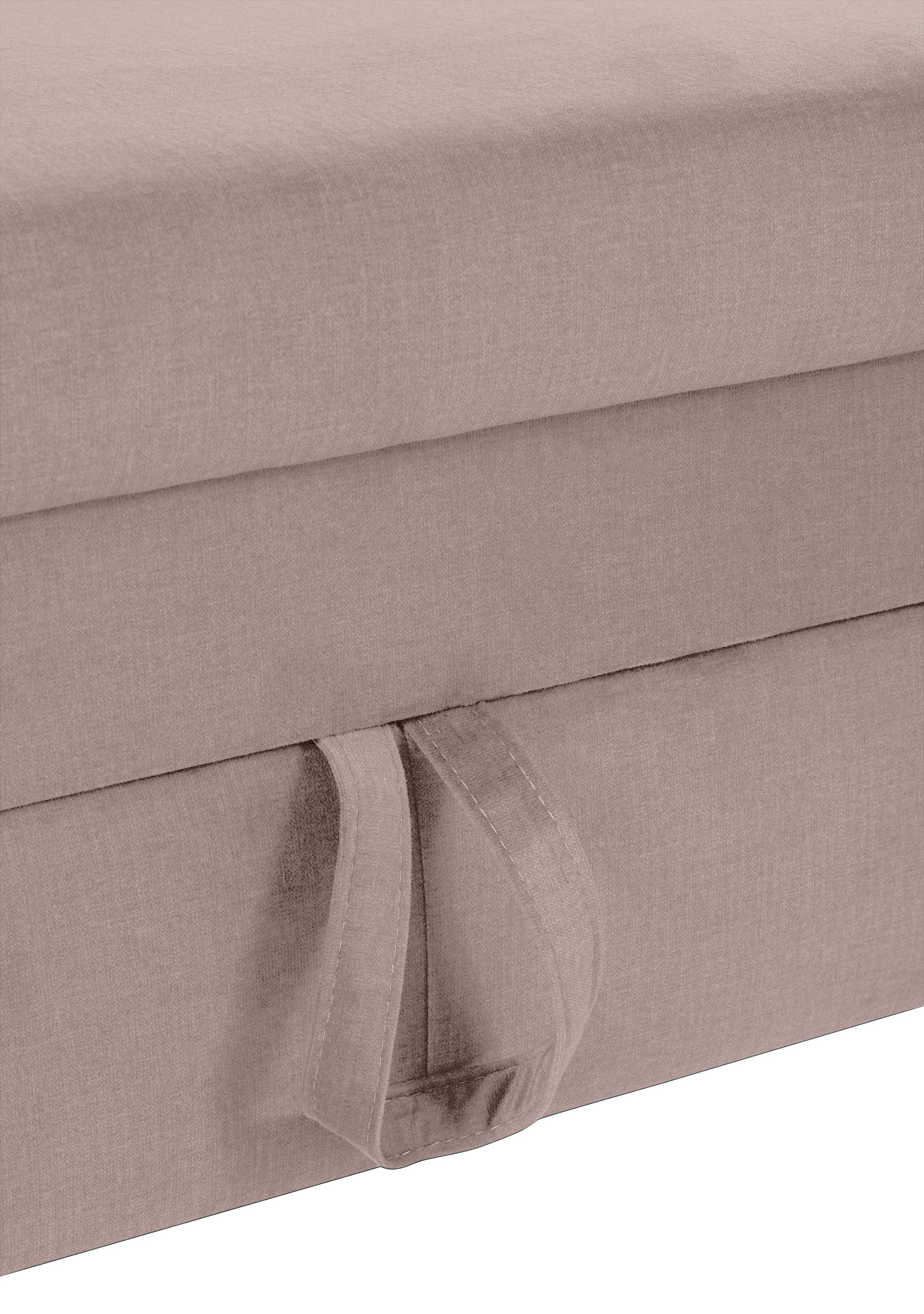 COTTA Ecksofa »Morven L-Form«, Inklusive Kopfteilverstellung, wahlweise mit Ladestation, Bettfunktion
