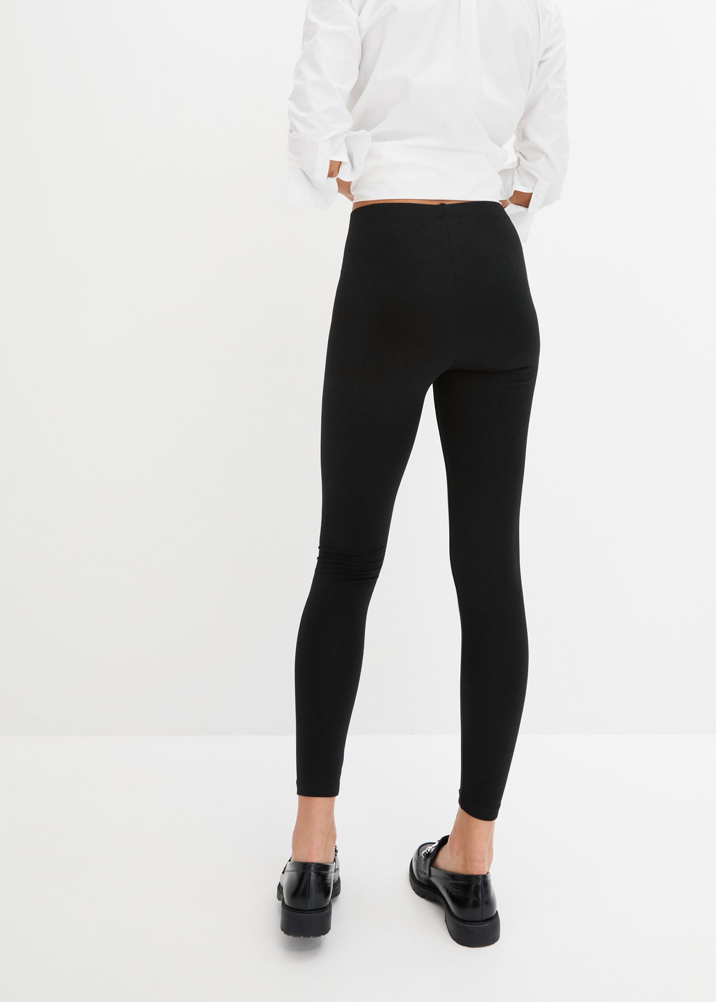 bonprix Leggings »Leggings (2er-Pack)«  aus Baumwolle und Elasthan, schmale Skinny-Fit-Passform