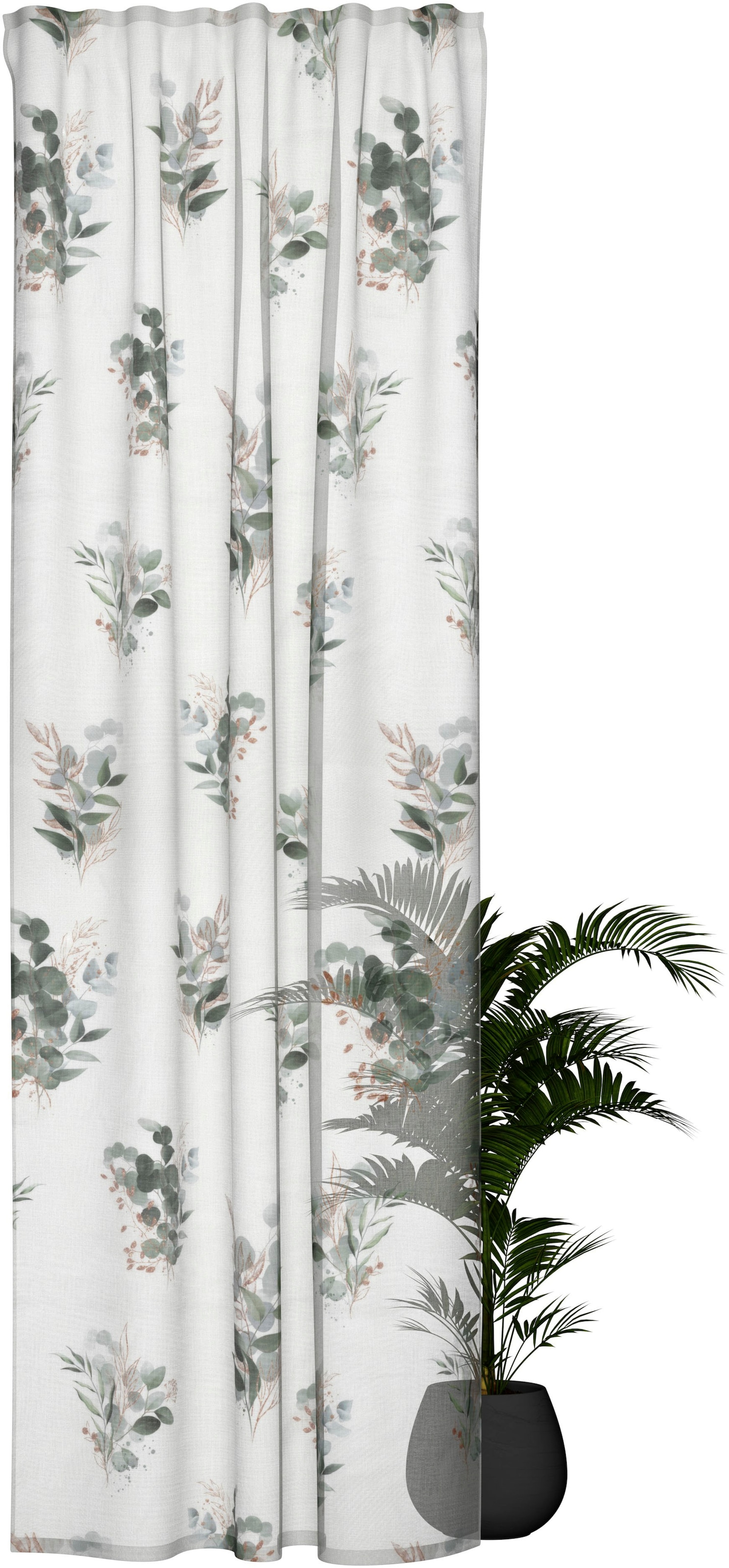 HOMING Gardine »Tallis« verdeckte Schlaufen 1 Stk. tlg. Fertigschal