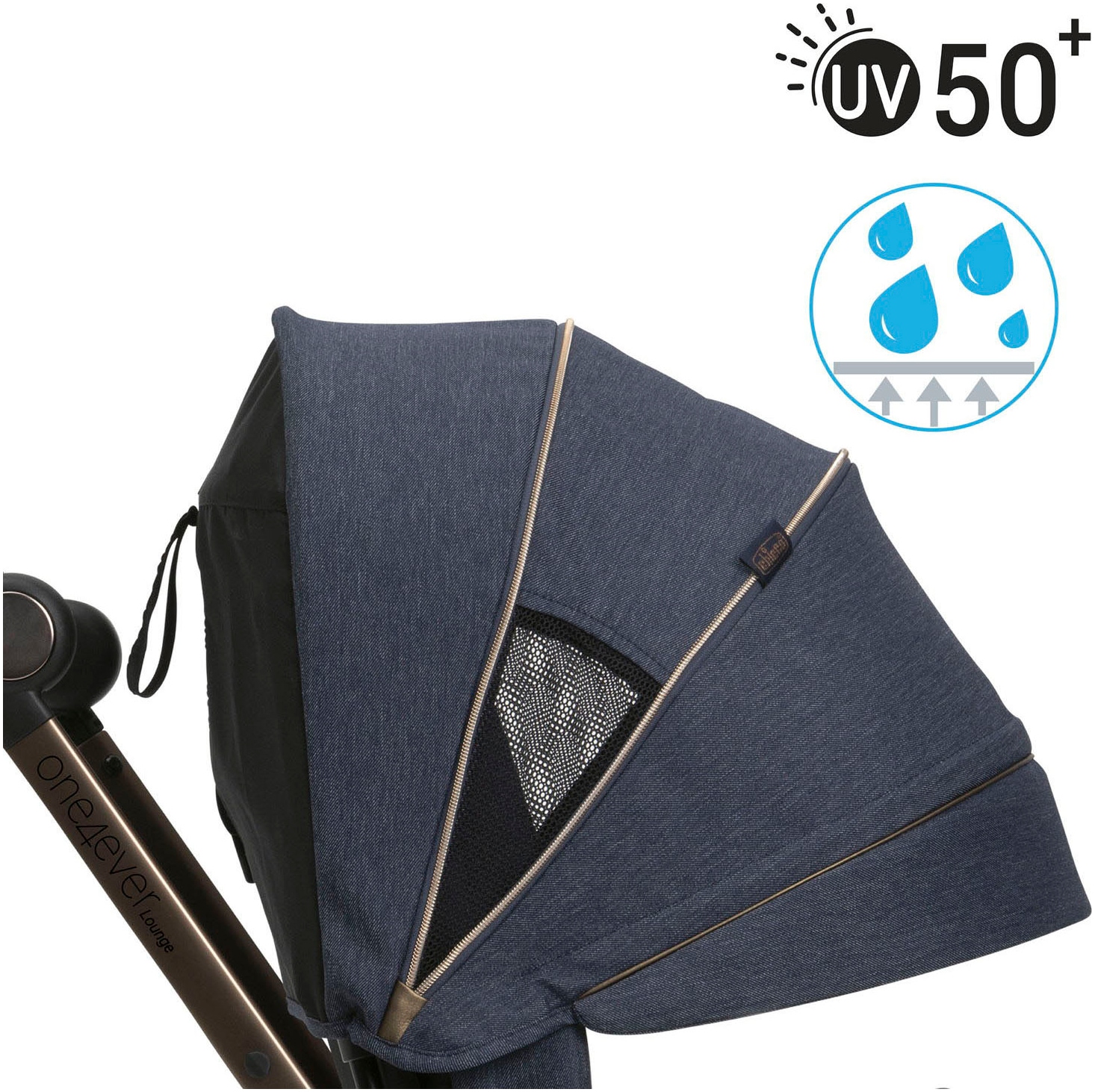 Chicco Kinder-Buggy »One4Ever Lounge Denim«, 22 kg