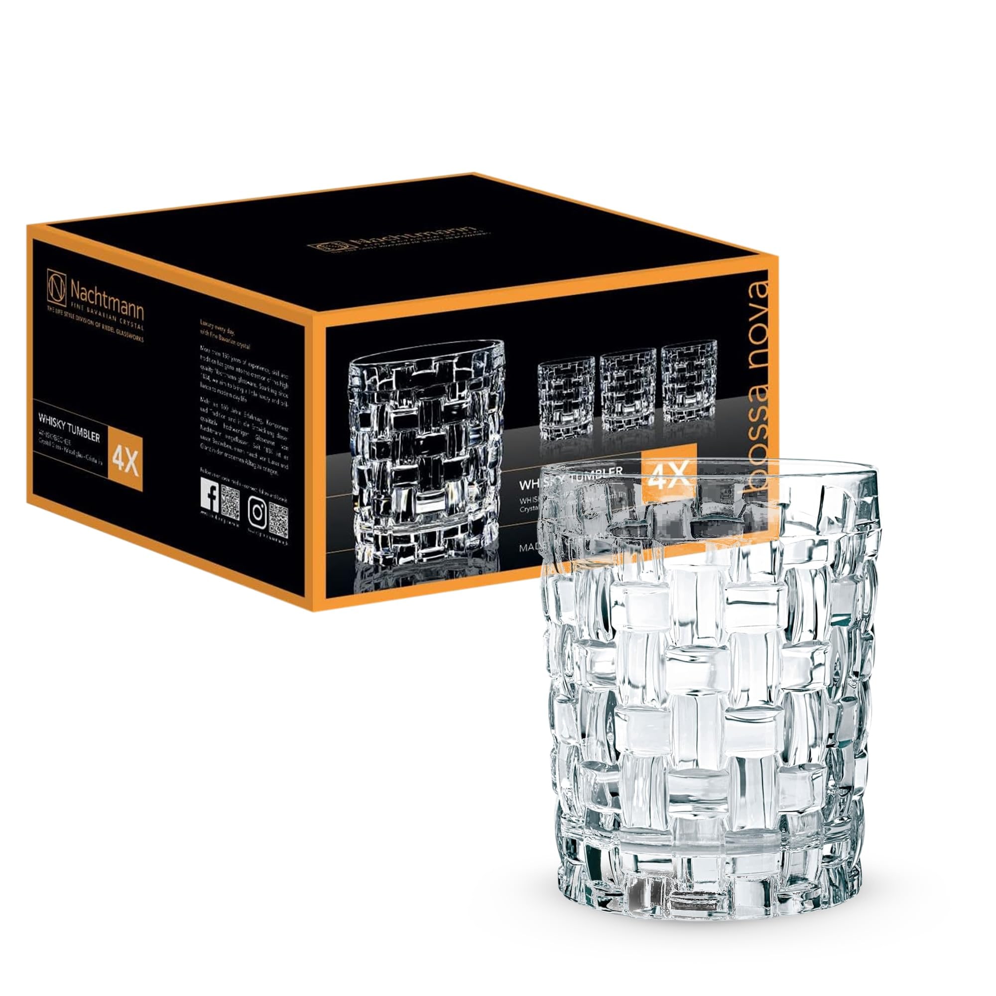 Nachtmann Whiskygläser Bossa Nova 330 ml 4er Set