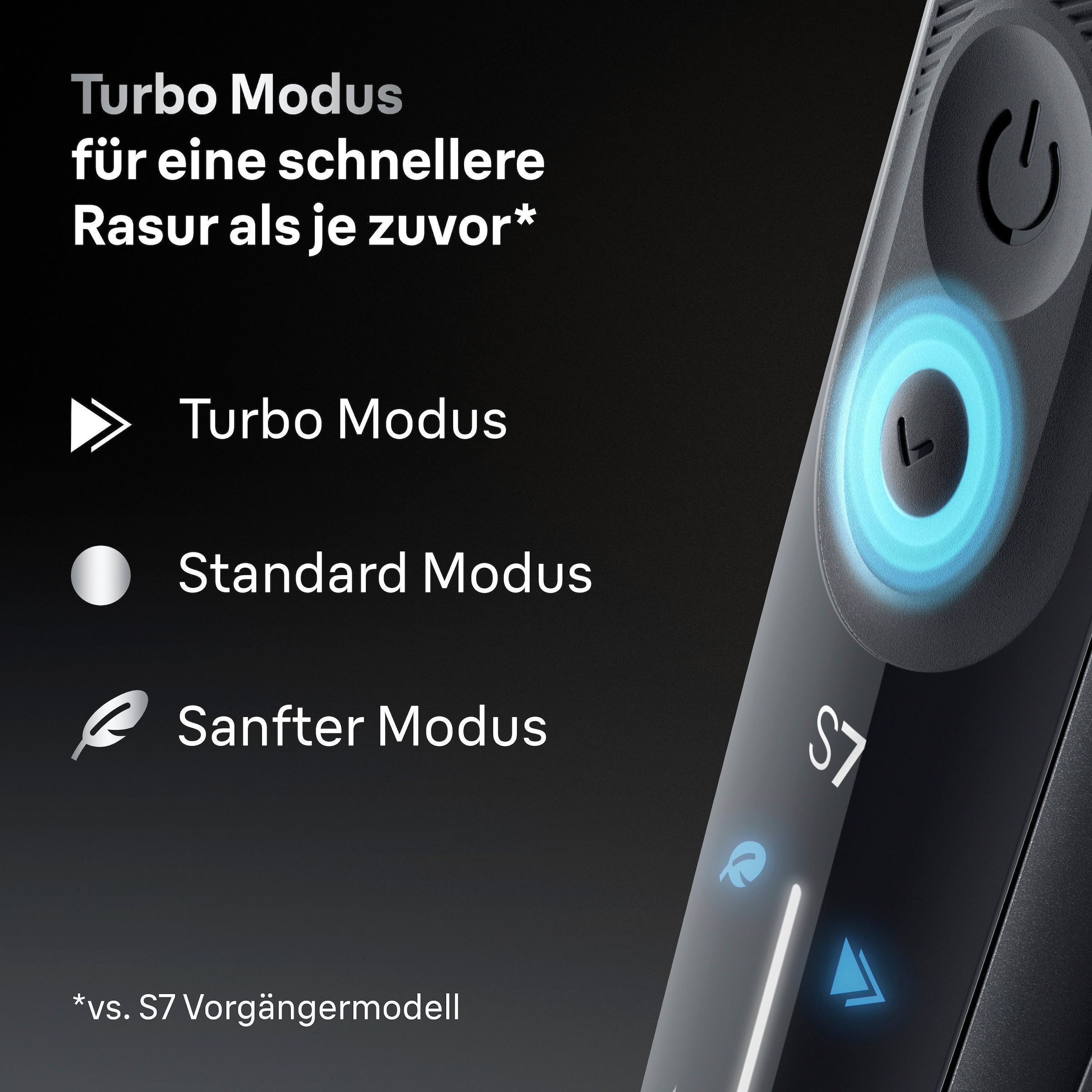 Braun Elektrorasierer »Series 7 72-G1200s«, 1 St. Aufsätze, Bis zu 60 Min, Präzisionstrimmer-Aufsatz, 100% wasserdicht