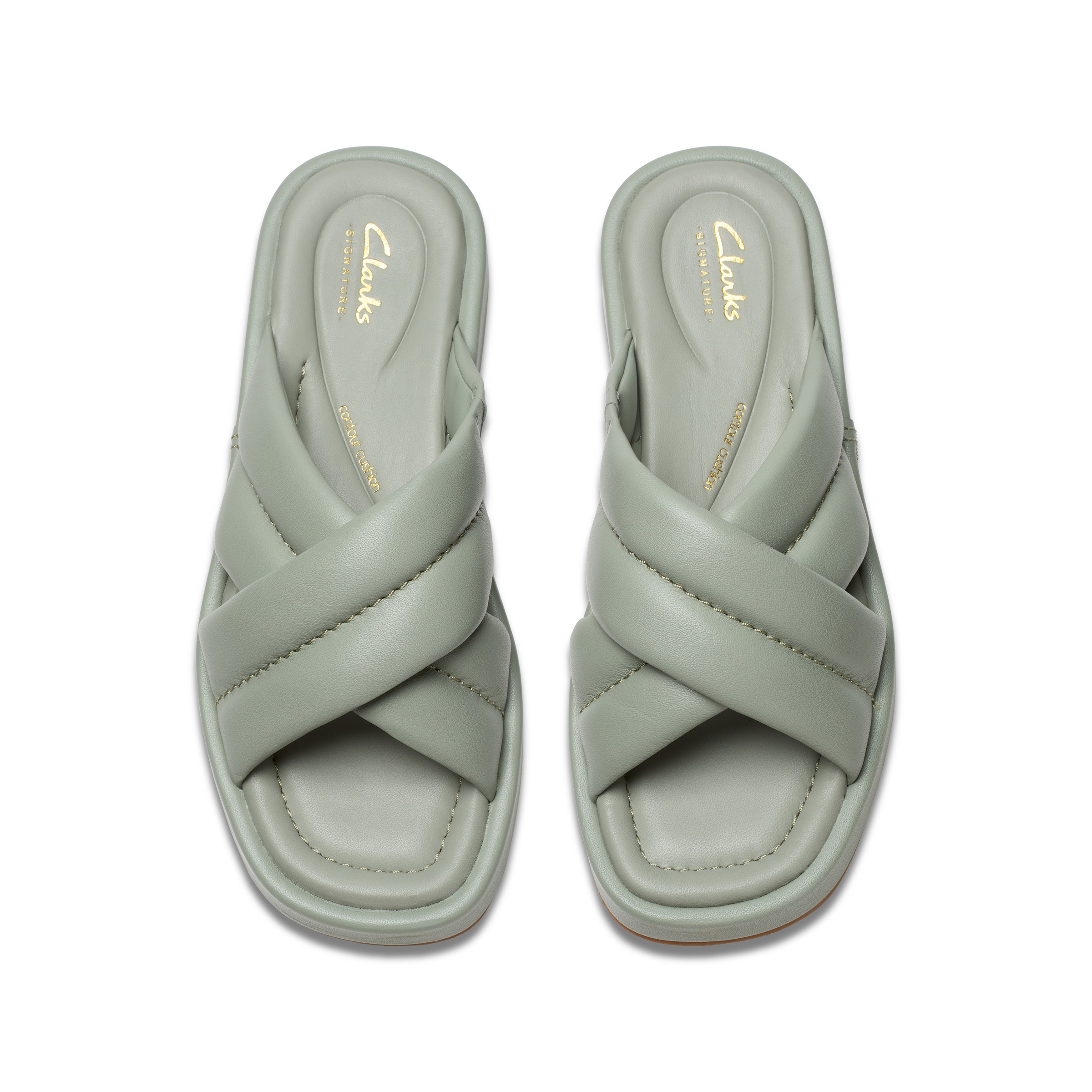 Clarks Hausschuh »Alda Glide«, Slides, Schlappen mit gepolsterter Bandage