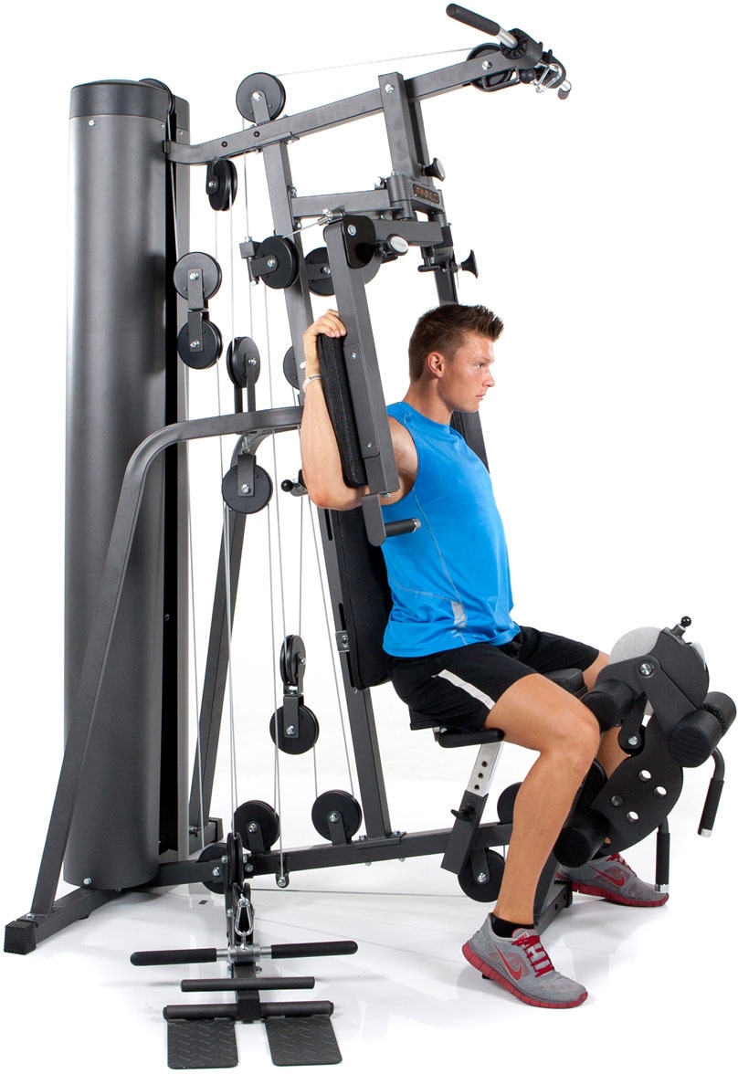 Finnlo by Hammer Kraftstation »Autark 1500«, 1 Gewichtsblöcke, (Butterflystange, Latzug, Ruderfunktion und mehr), multifunktionale Fitnessstation, max. Trainingsgewicht 100 kg