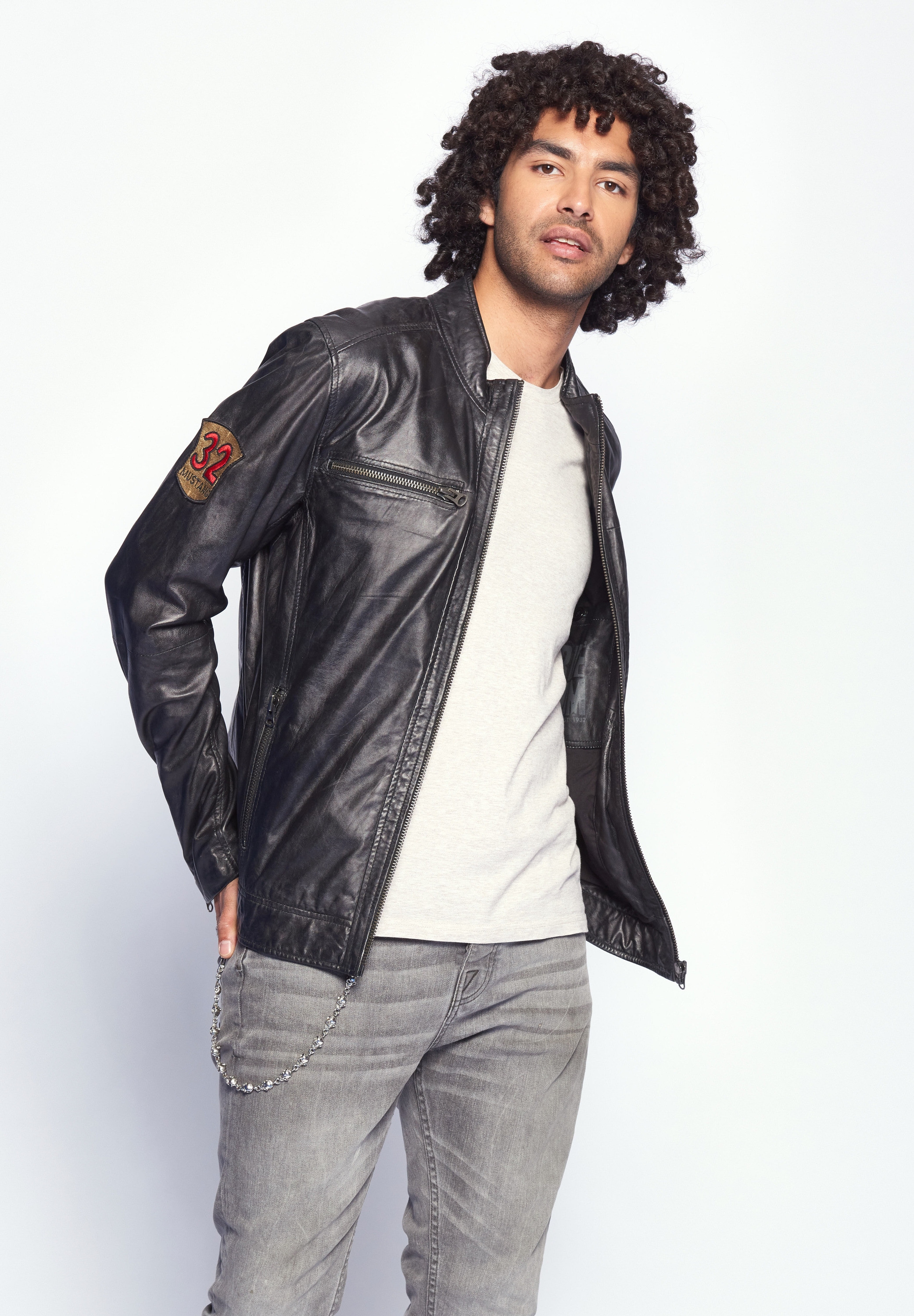 MUSTANG Lederjacke »Lederjacke Varberg«
