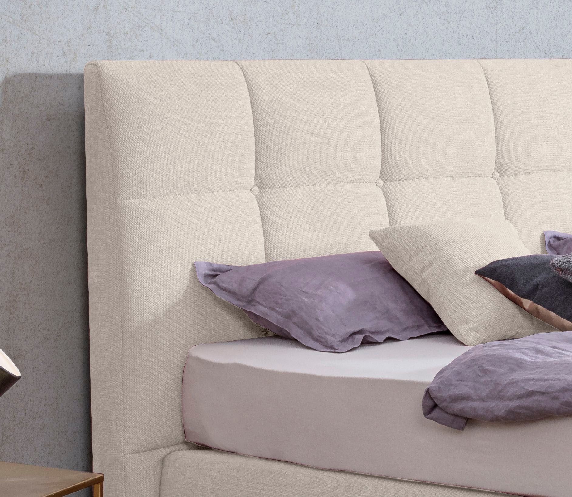 alina Boxspringbett »Arano« inklusive Matratze, in verschiedenen Größen und Härtegraden