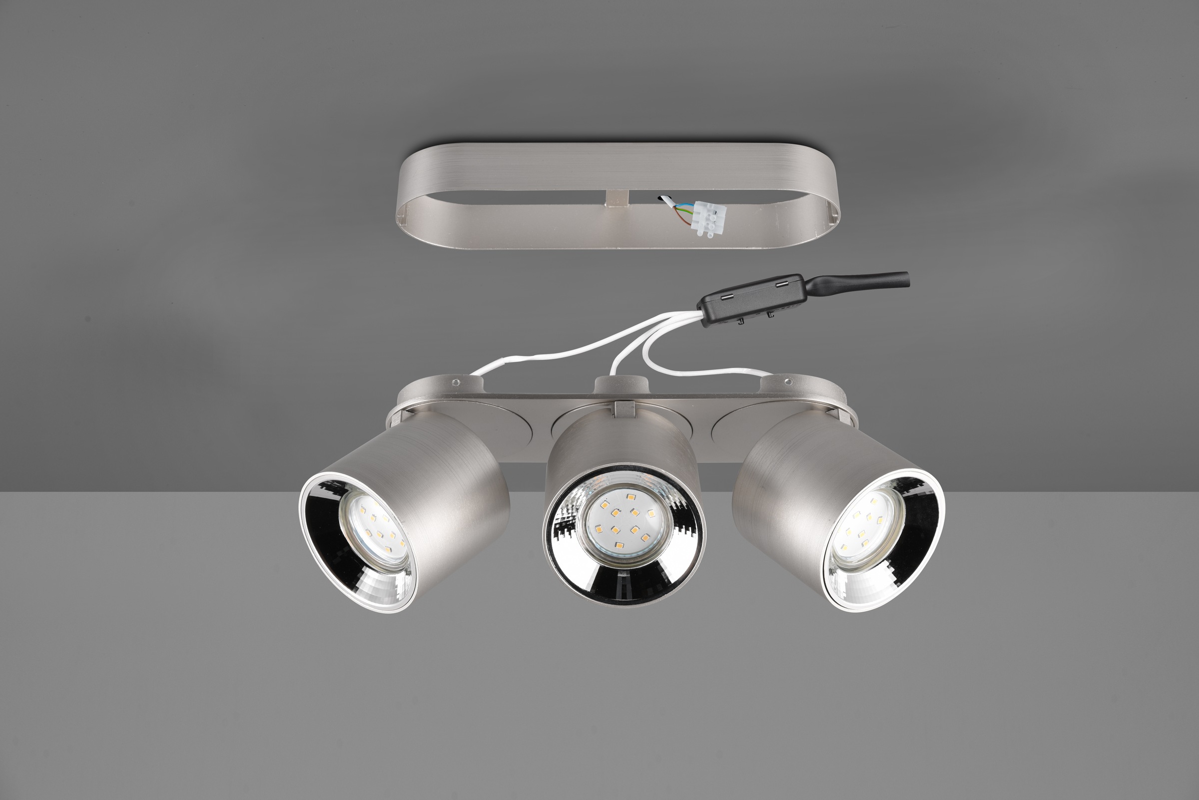 TRIO Leuchten Deckenstrahler »GUAYANA,«, Deckenspot 3-flammig exkl 3 x GU10 max .10 W Spot verstellbar