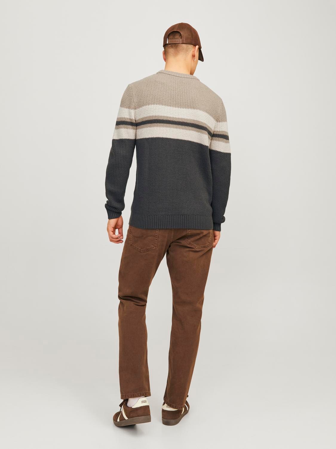 Jack & Jones Rundhalspullover »JJSANDER KNIT CREW NECK«