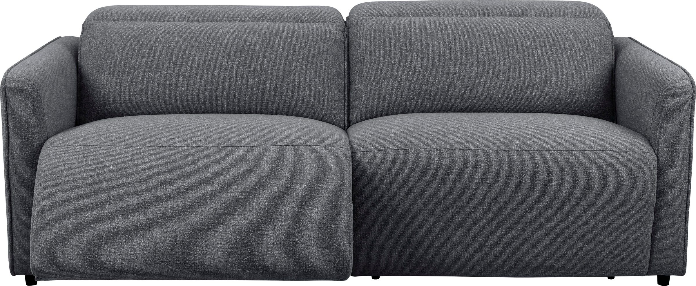INOSIGN 2-Sitzer »KYLLY, XXL (208 cm) elektrische Relax- und Liegefunktion in 2 Sitzen«, Mega-Sofa, Kopfteilverstellung, USB A/ C, Federkern, Feinstruktur