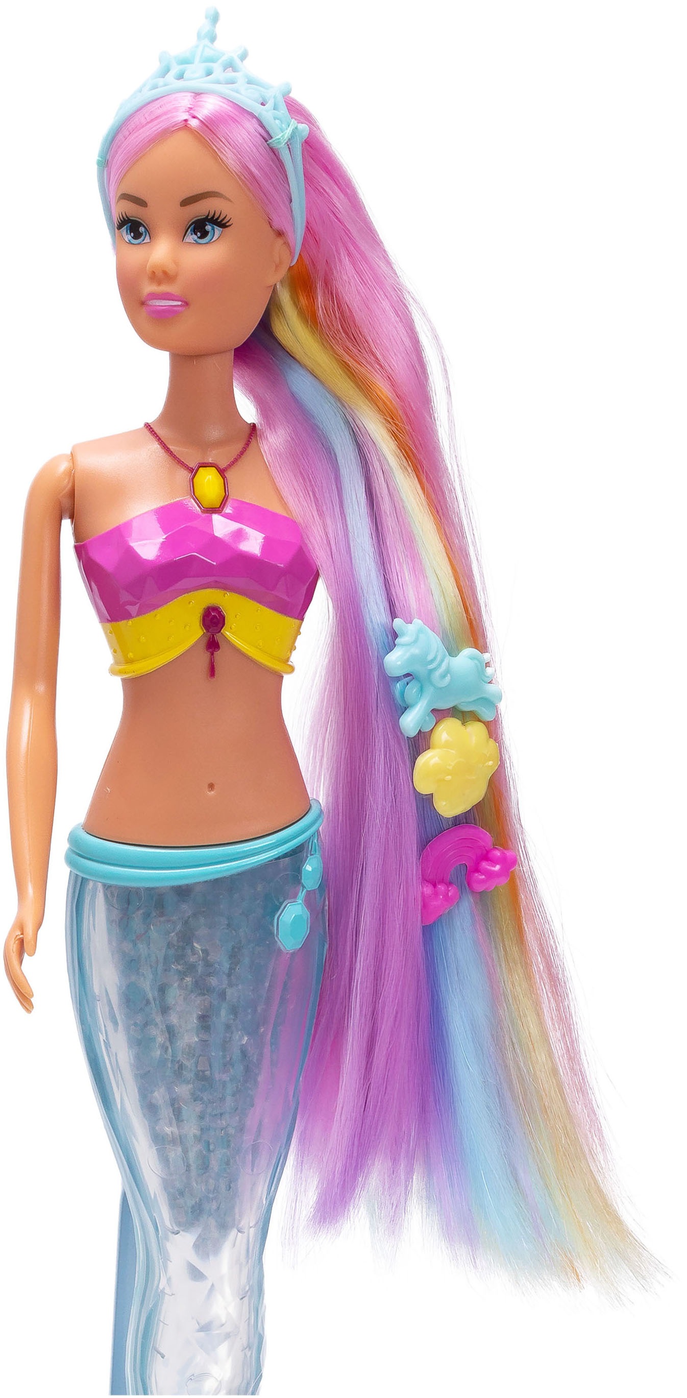 SIMBA Anziehpuppe »Steffi Love, Mermaizing« mit leuchtender Schwanzflosse