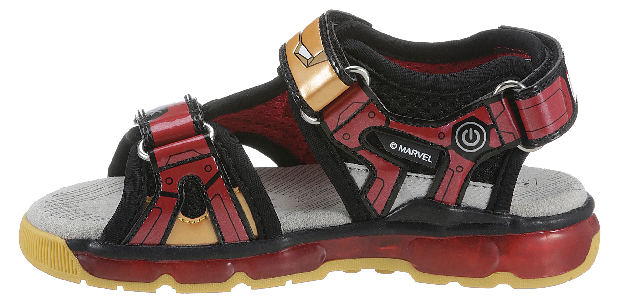 ANDROID und »Blinkschuh Sandale kaufen J BOY«, SANDAL Blinkfunktion mit Ironman-Motiv Geox bequem