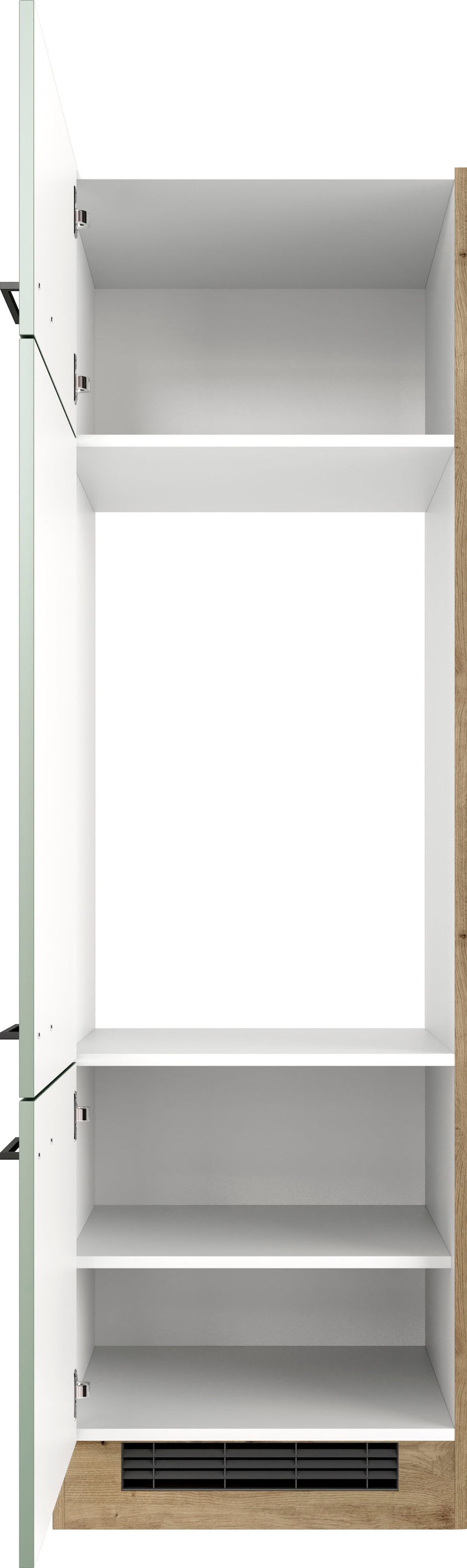 Flex-Well Kühlumbauschrank »Cara«, (1 St.), (B x H x T) 60 x 200 x 57 cm, mit zusätzlichem Stauraum