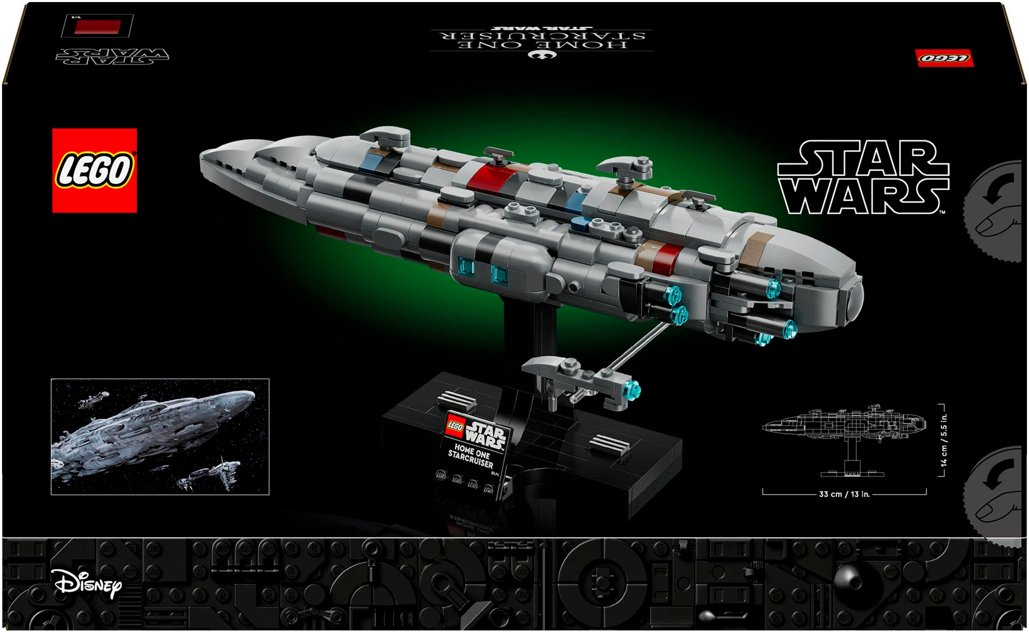 LEGO® Konstruktionsspielsteine »Home One Starcruiser (75405), LEGO Star Wars«, (559 St.), Made in Europe