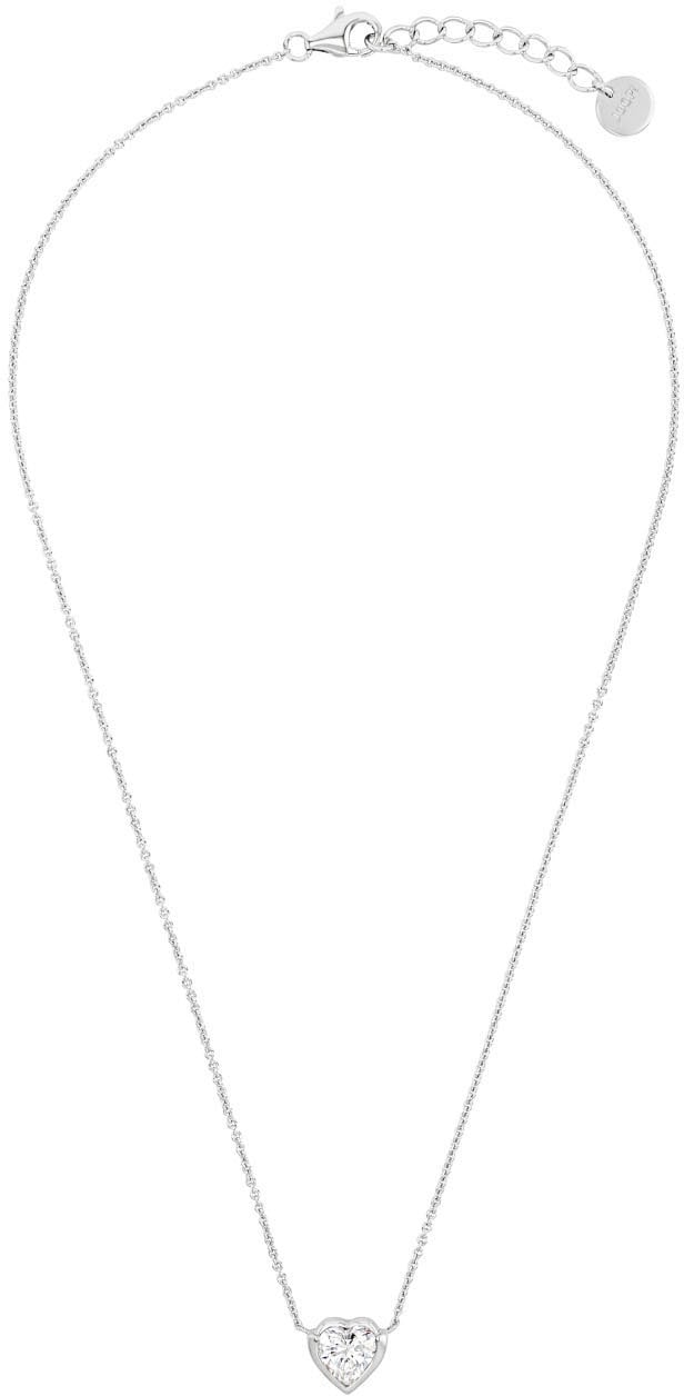 JOOP! Kette mit Anhänger »Herz, 2039689«, mit Zirkonia (synth.)