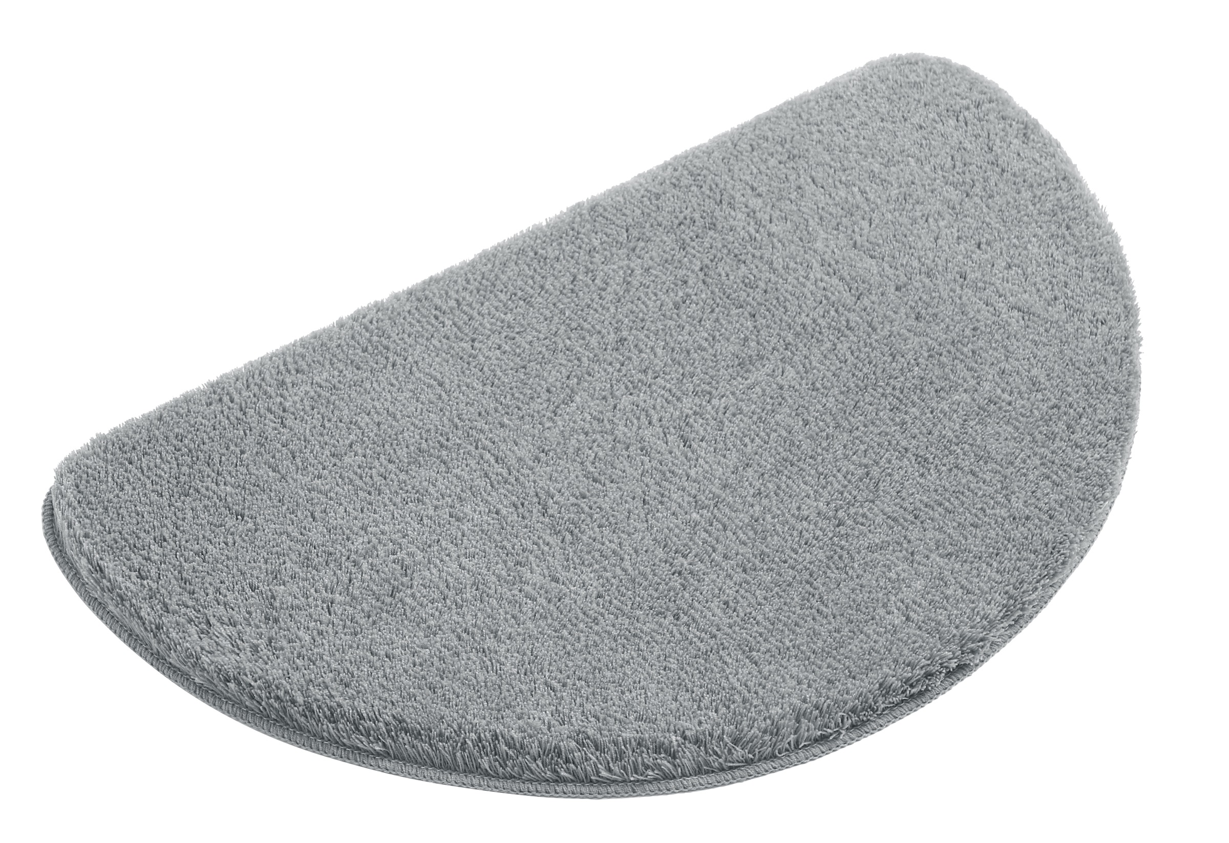 my home Badematte »Merida, Badvorleger, Badezimmer Teppich«, rutschhemmend beschichtet, fußbodenheizungsgeeignet-schnell trocknend-strapazierfähig, Badteppich, Uni Farben, rechteckig, rund & als 2-tlg. Set erhältlich