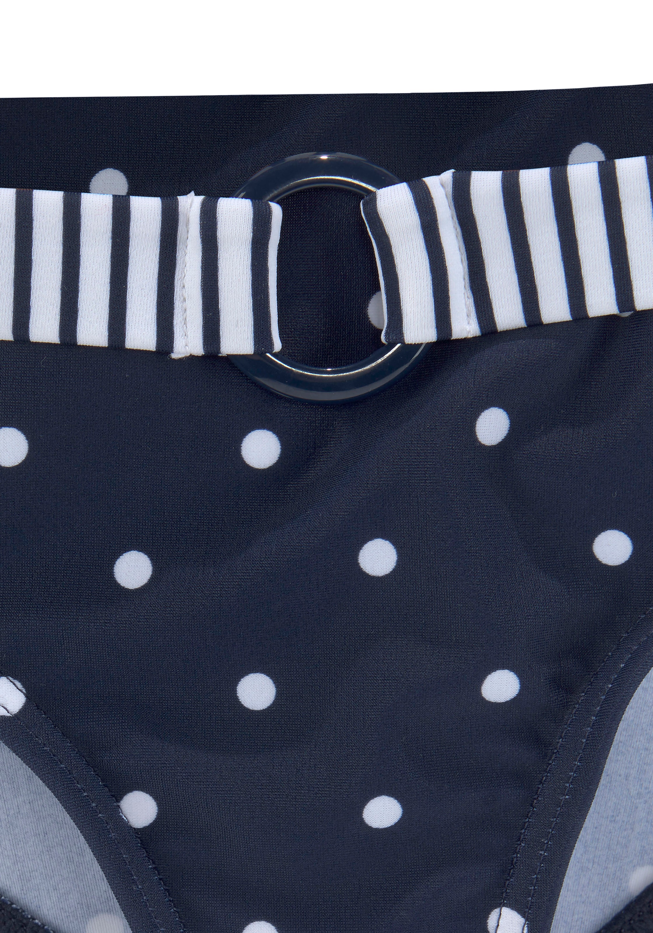 s.Oliver Triangel-Bikini »Audrey Kids«, im Punkte-Streifen-Mix