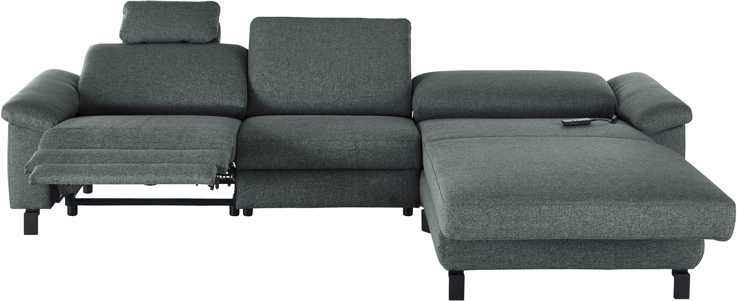 3C Candy Ecksofa »Mainau L-Form« Relaxfunktion im 1,5-Sitzer, motorische Schlaffunktion in Longchair