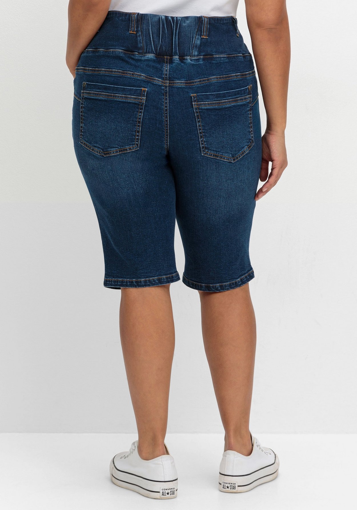 Sheego Jeansbermudas »Schmale Jeans-Bermudas im Curvy-Schnitt ANNE«
