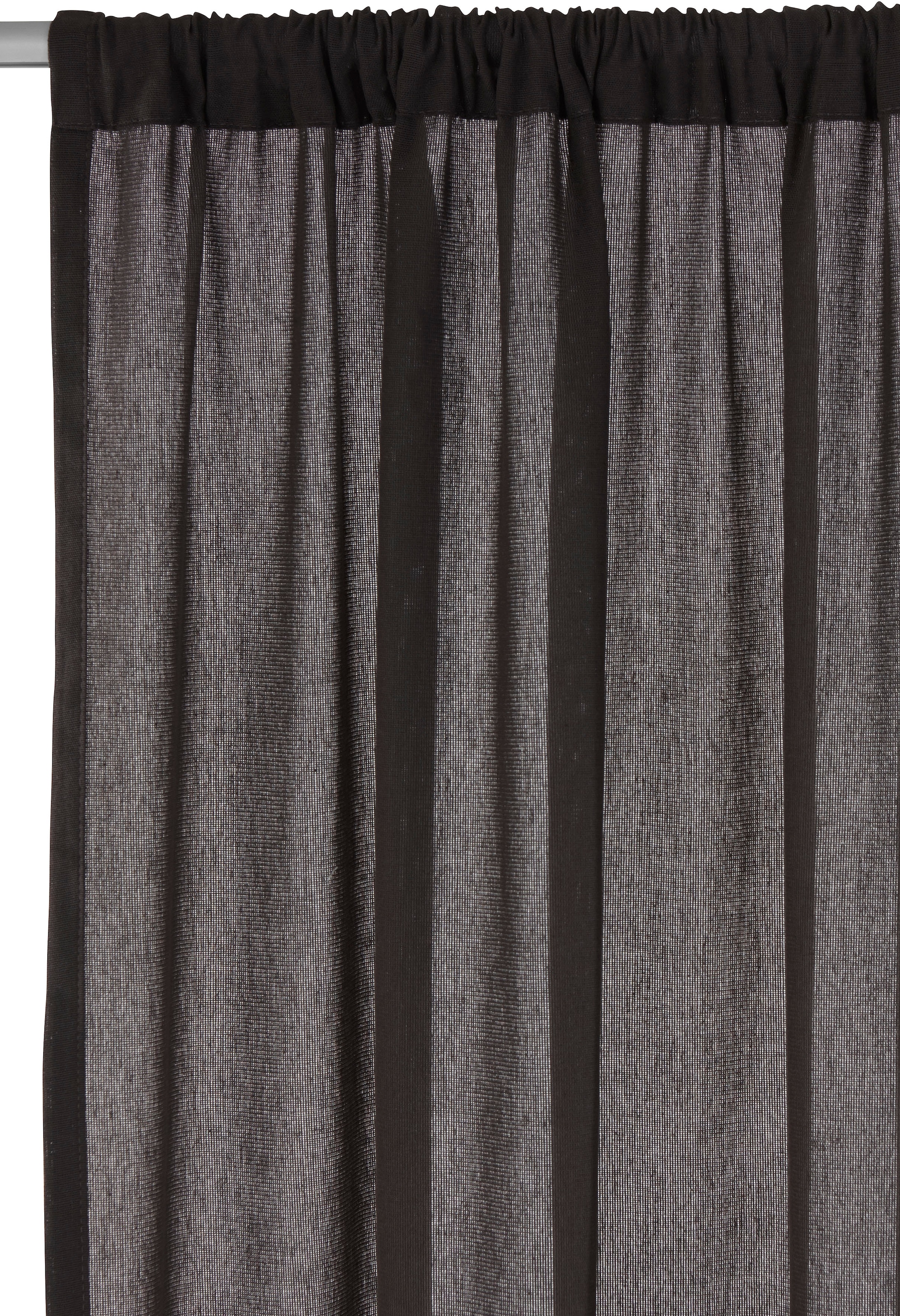 LeGer Home by Lena Gercke Vorhang »Lanea« Stangendurchzug 1 Stk. tlg. Leinenoptik, 1 Schal, verschiedene Größen,