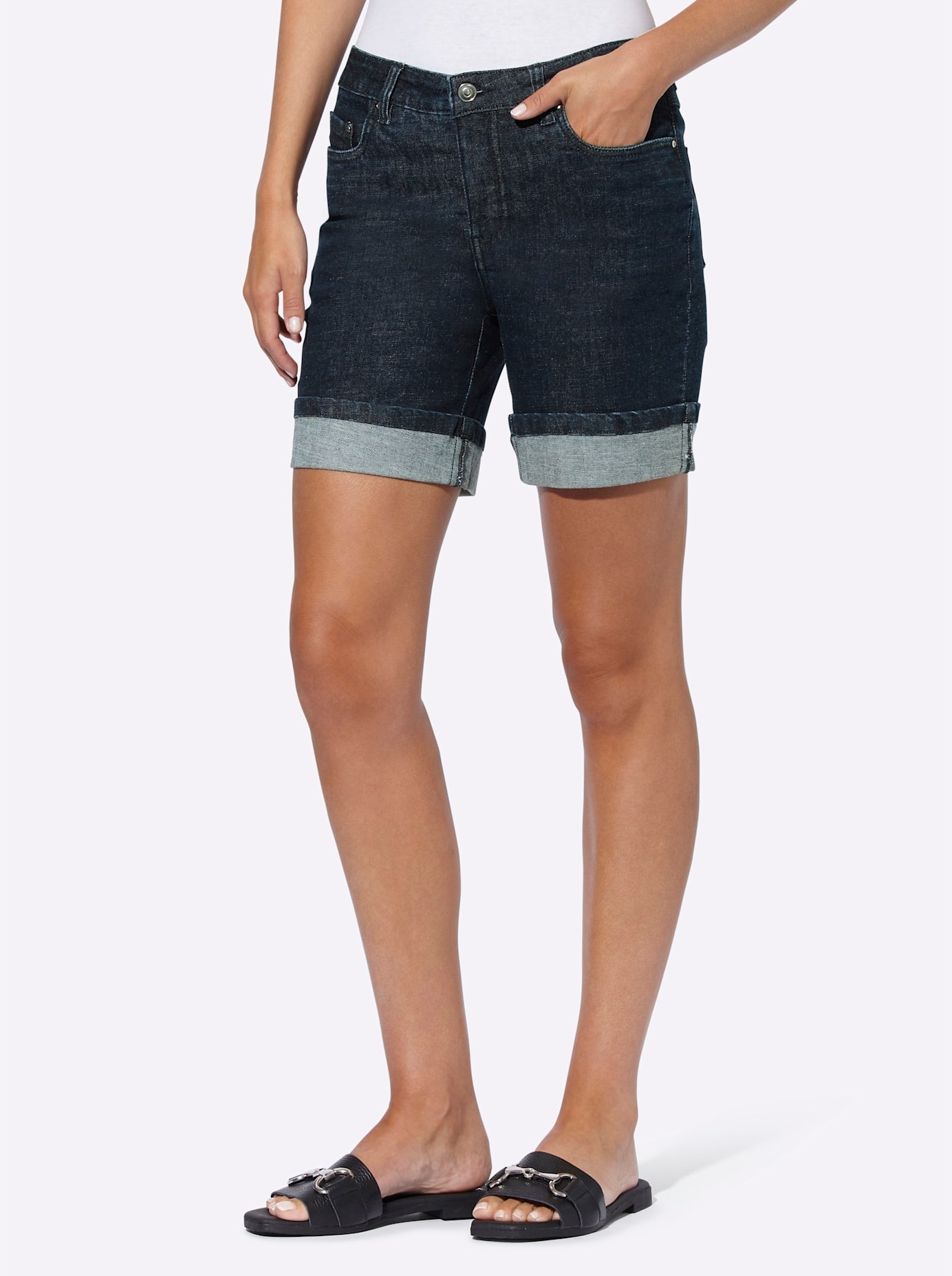 Jeansshorts, (1 tlg.)