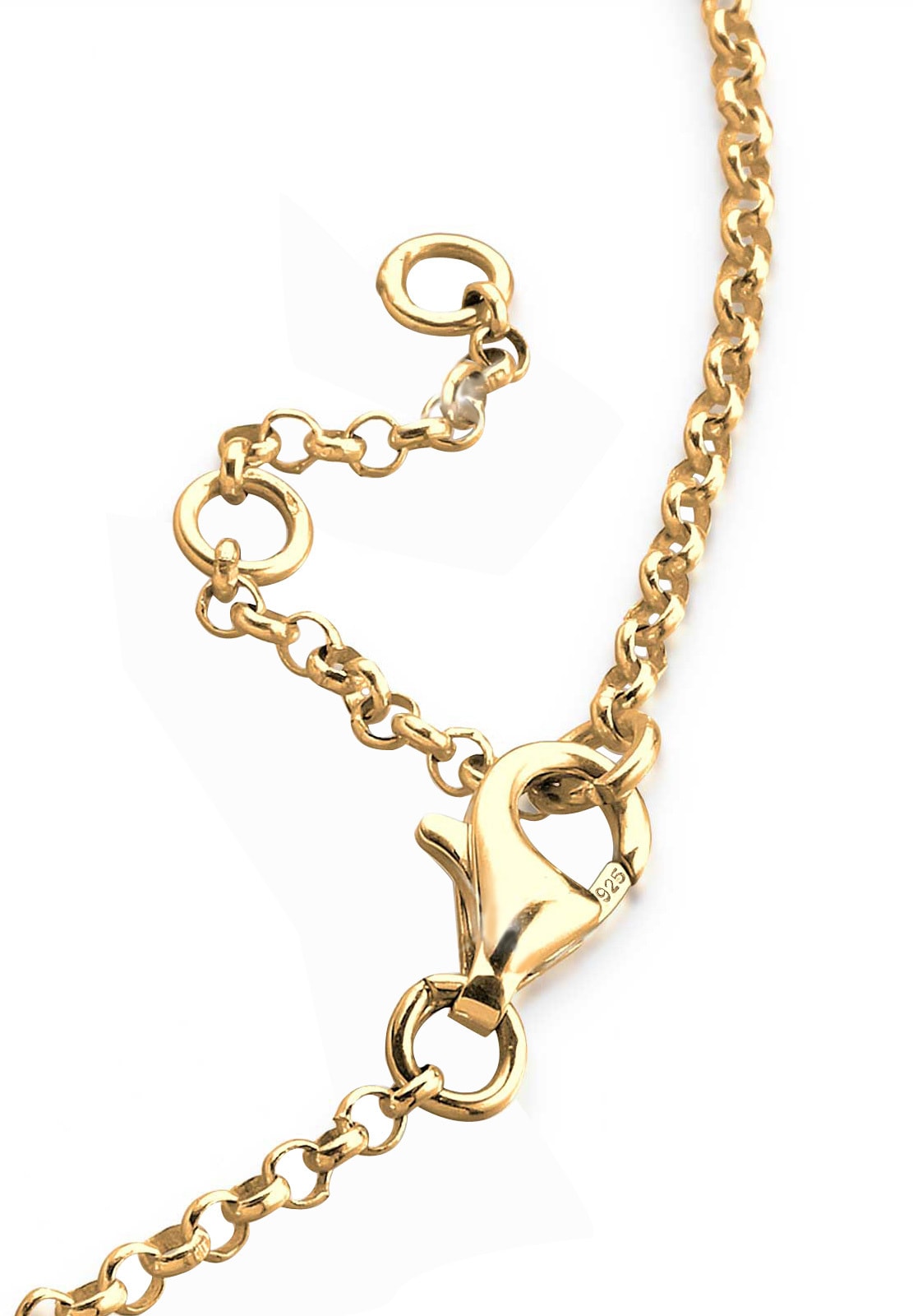 Elli Fußkette »Fußschmuck Love 925 Sterling Silber«