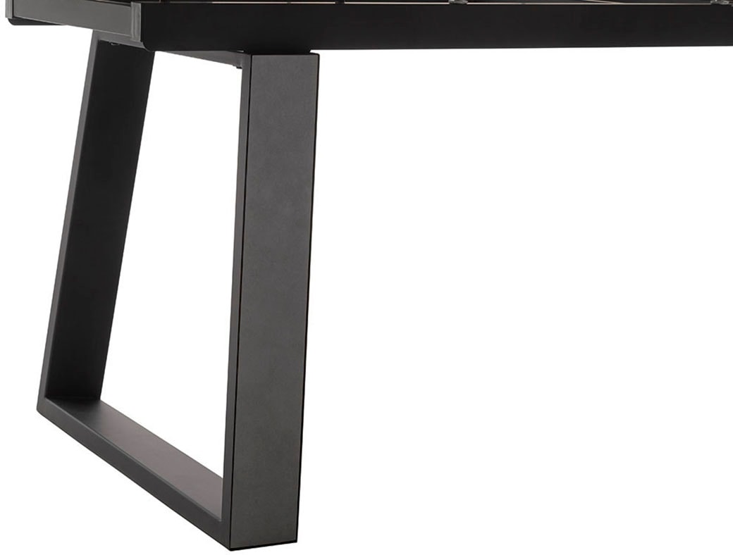 MCA furniture Esstisch »NARBONNE Kufentisch 200-300 cm«, (Einzelstück), Keramik,Metall,Stirnauszug,ausziehbar,Tischplatte 13 mm,10-12 Personen
