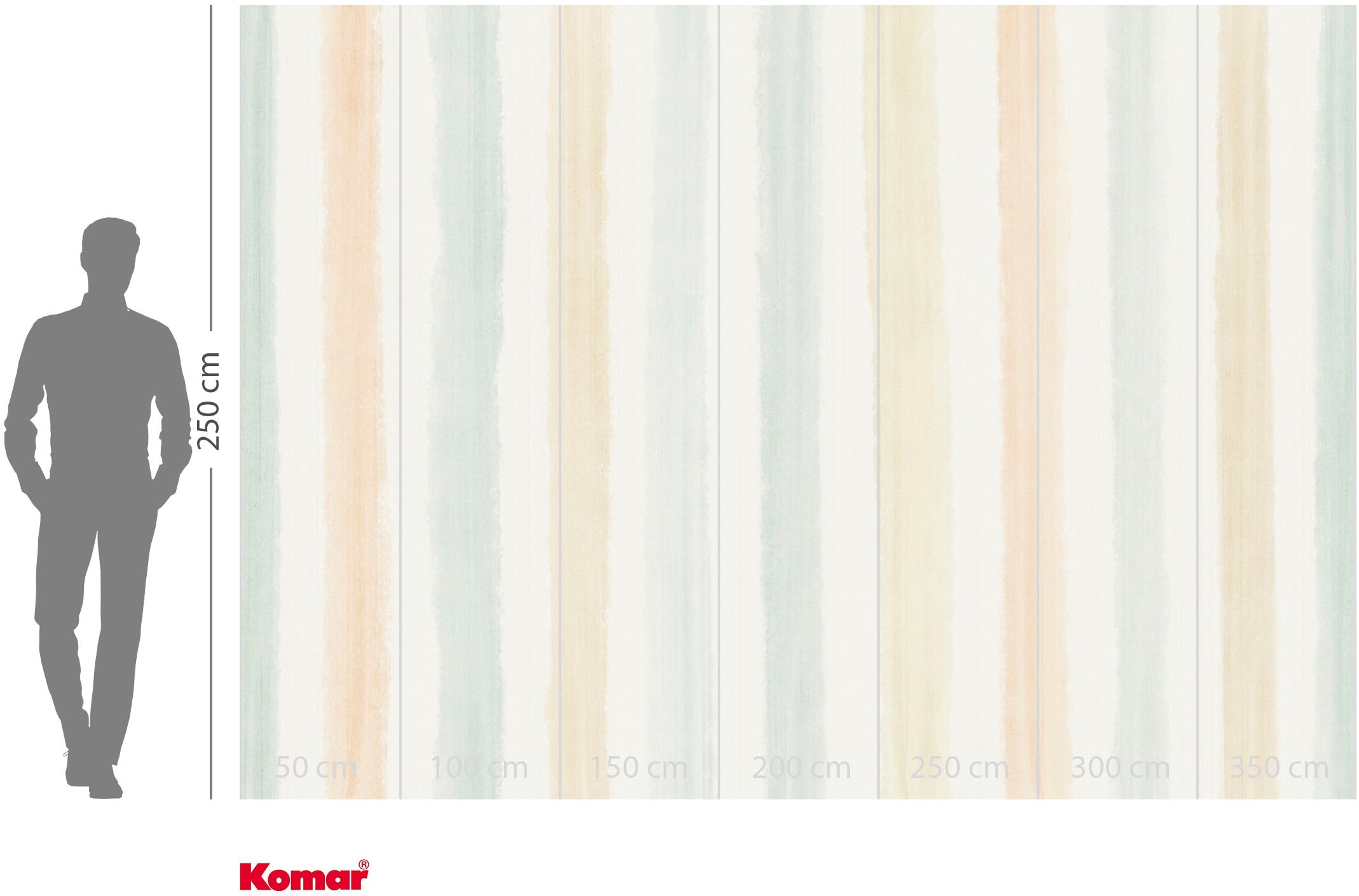 Komar Fototapete »Vlies Fototapete - Lignes Vivantes - Größe 350 x 250 cm« Motiv | bedruckt glatt