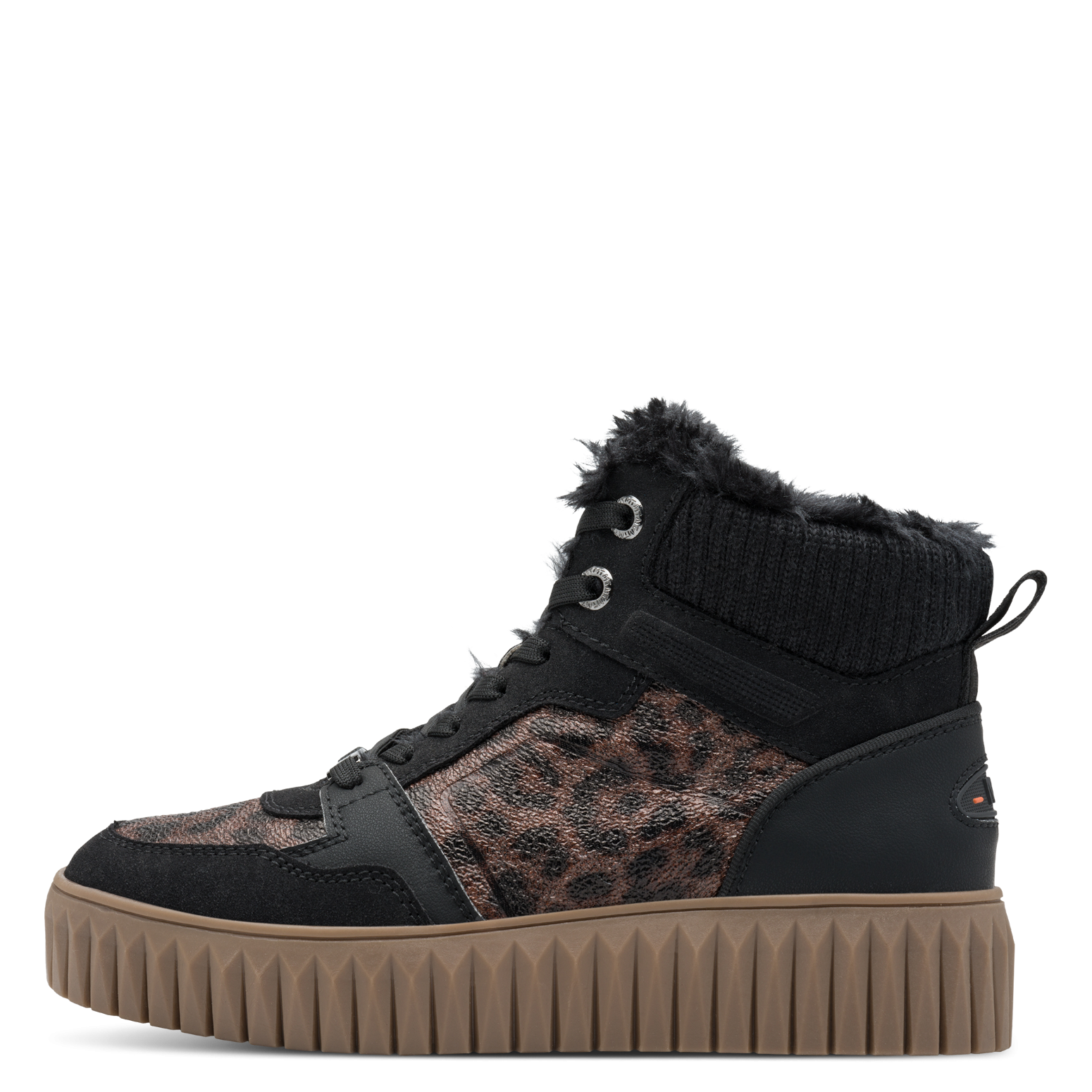 MARCO TOZZI Winterboots  Plateau, Schnürboots, Schnürstiefelette, mit Kontrastbesätzen