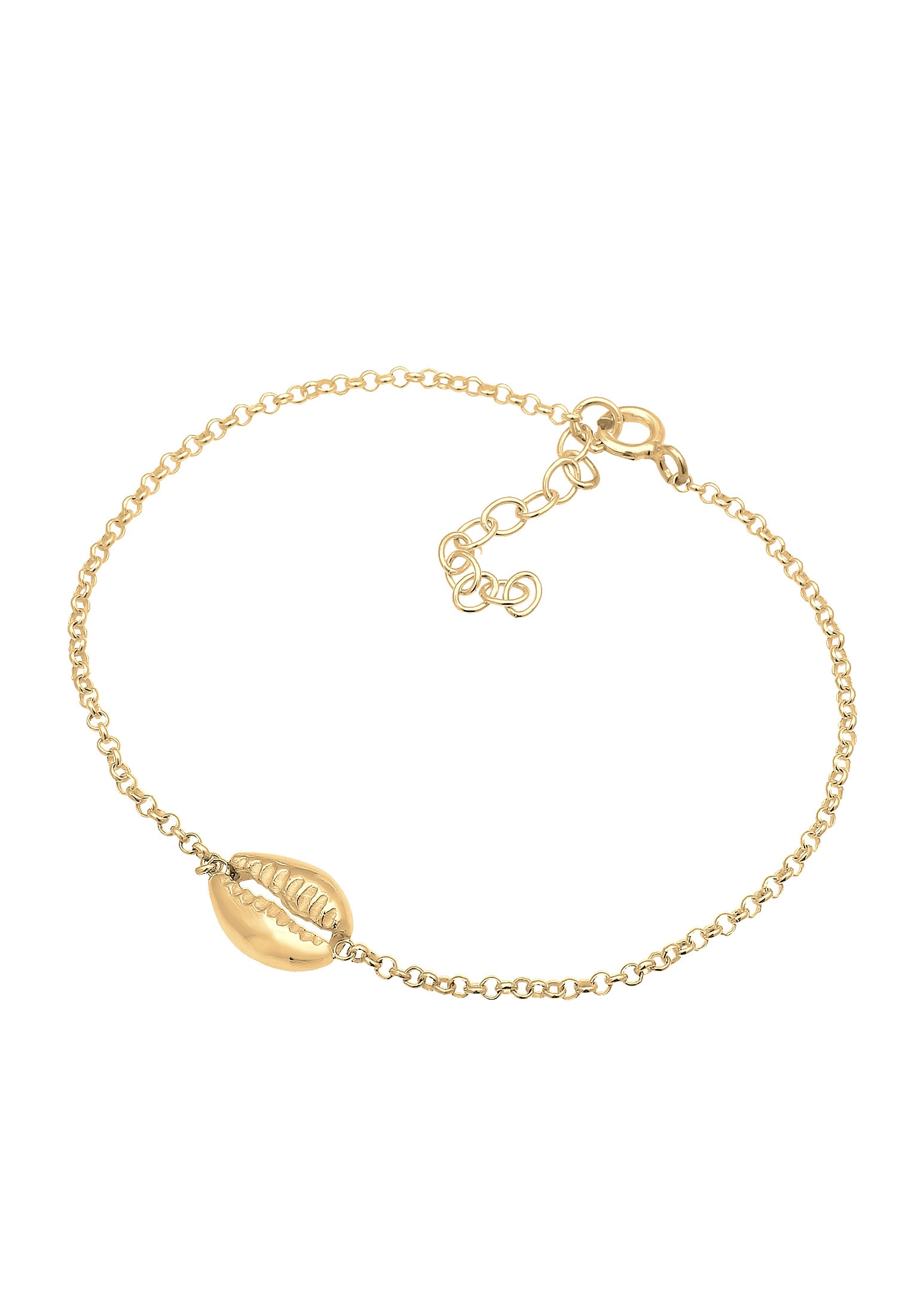Elli Armkette »Armband Muschel 925 Sterling Silber«