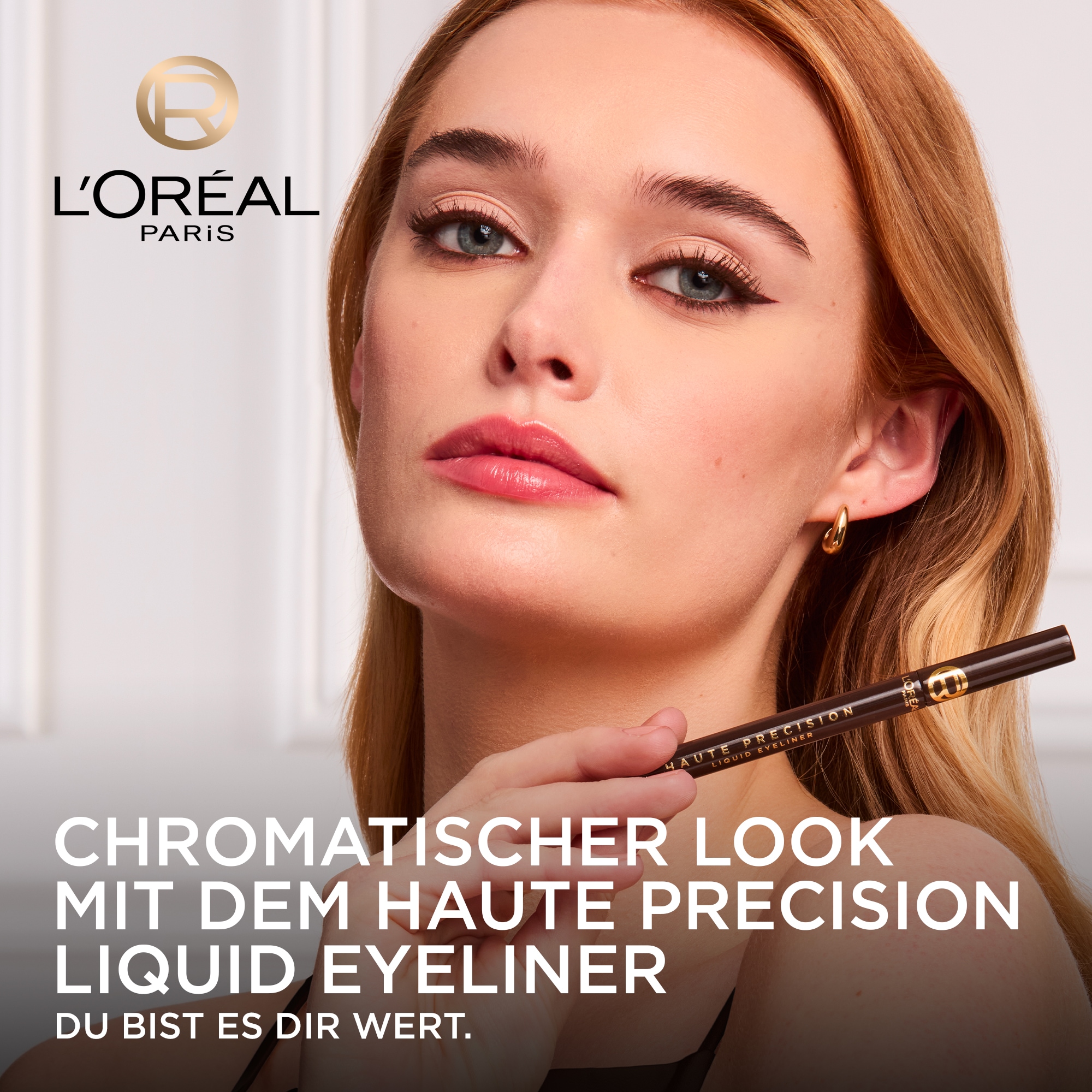 L'ORÉAL PARIS Eyeliner »HAUTE PRECISION« hält bis zu 24H, wasserfest