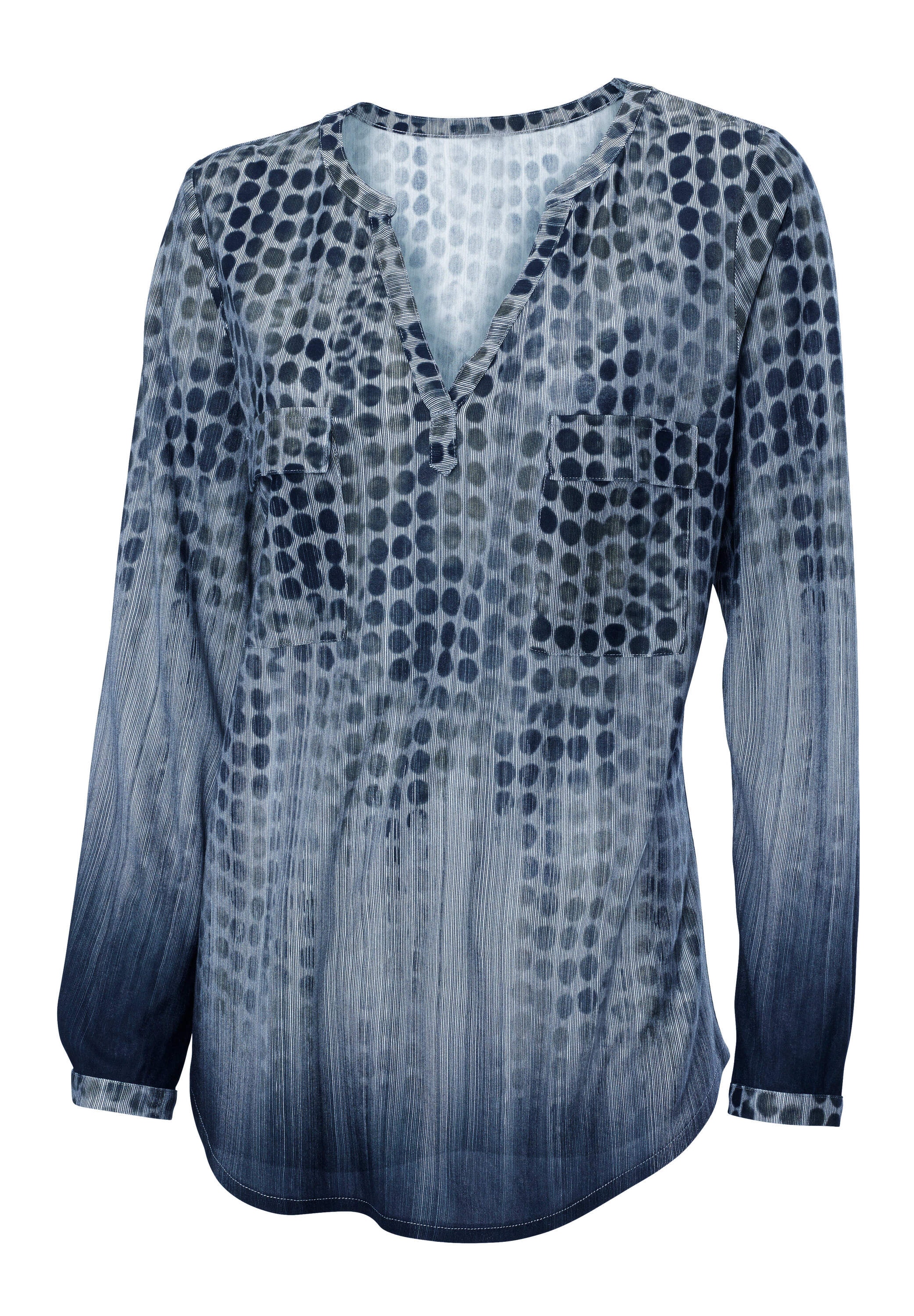 heine Blusenshirt »Shirtbluse Blusenshirt im Tupfenmuster«