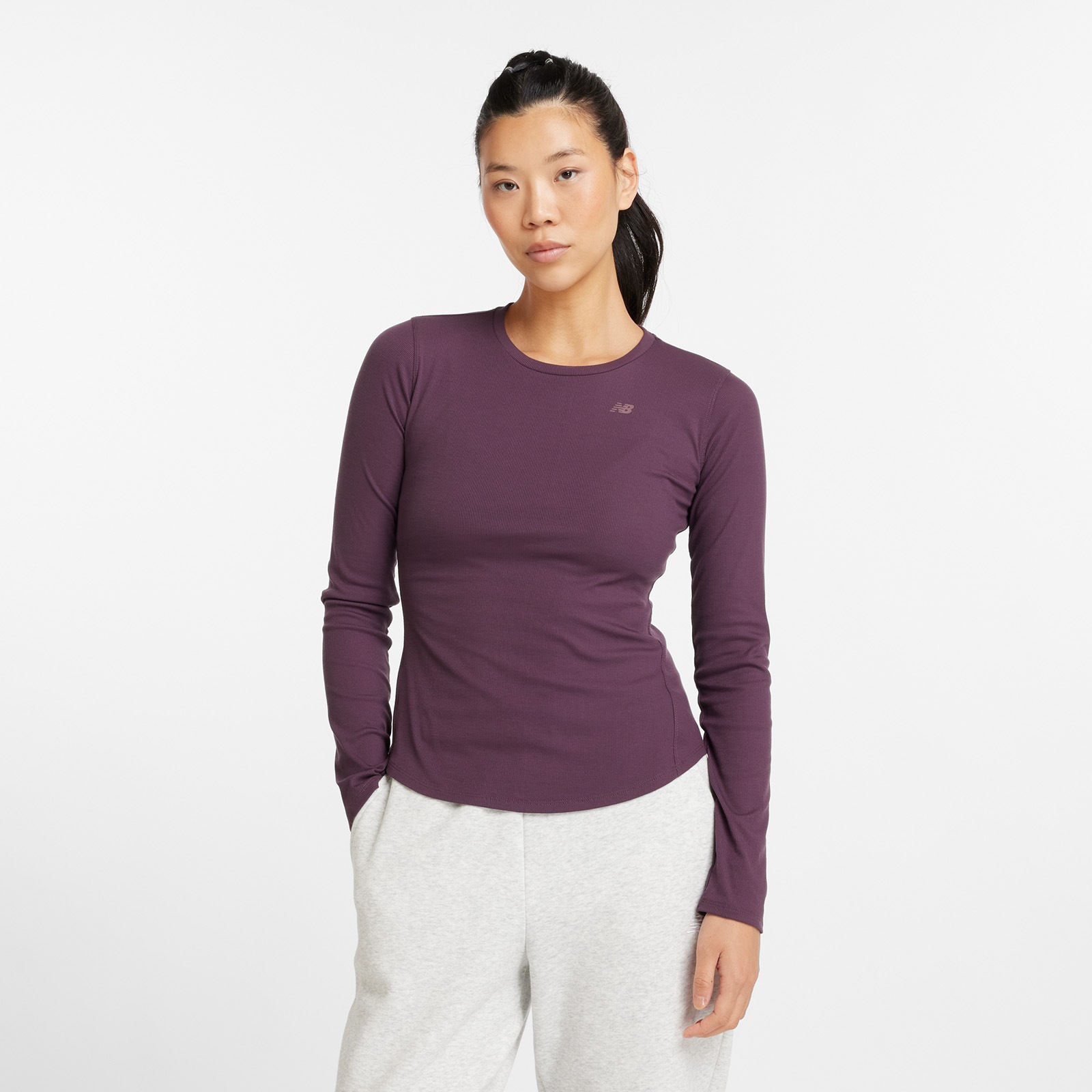 New Balance Langarmshirt »Micro-Rib Long Sleeve«