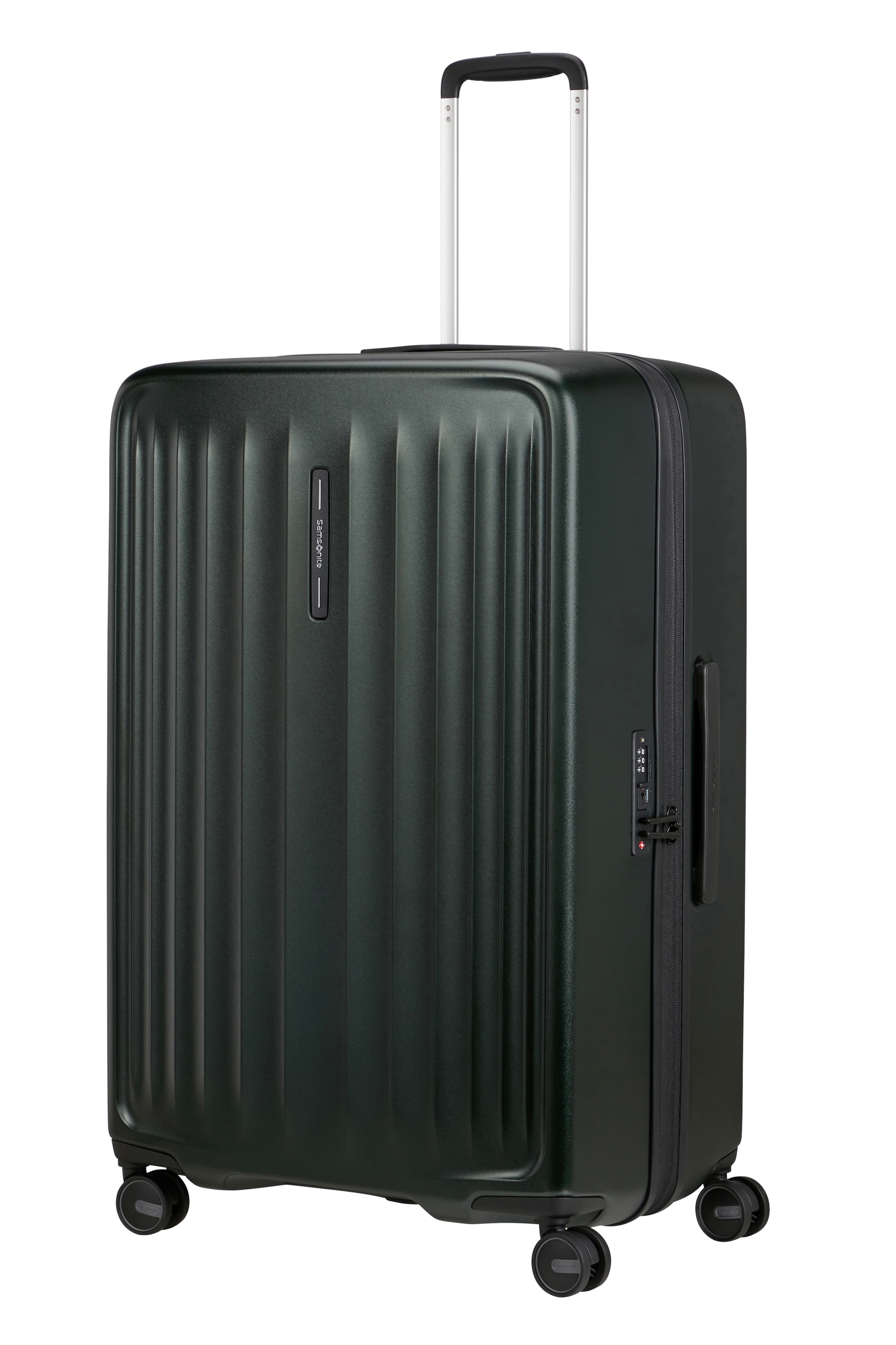 Samsonite Hartschalen-Trolley »FYRM, verschiedene Größen und Farben« 111 l 4 Rollen aus Polycarbonat, Teleskopgriff und Tragegriffe oben und seitlich