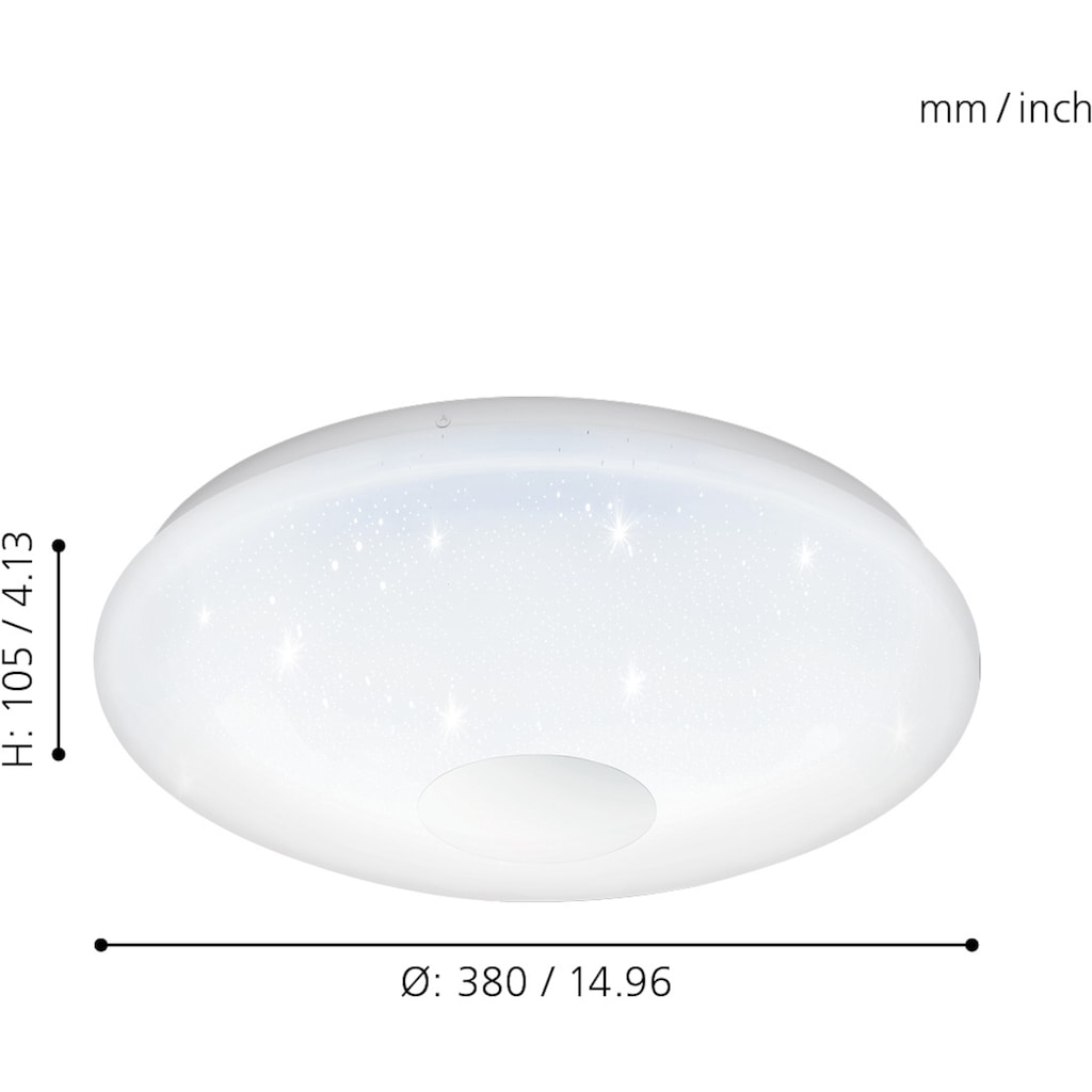 EGLO LED Deckenleuchte »VOLTAGO2«, 1 flammig-flammig