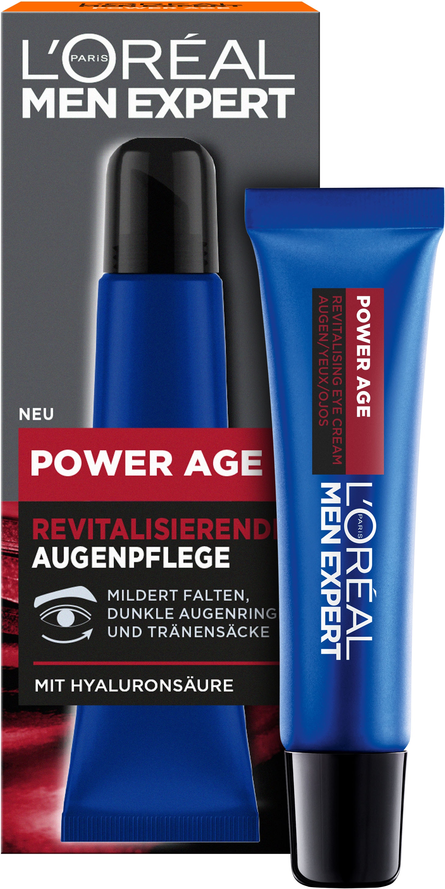 L'ORÉAL PARIS MEN EXPERT Augencreme, mit Hyaluron